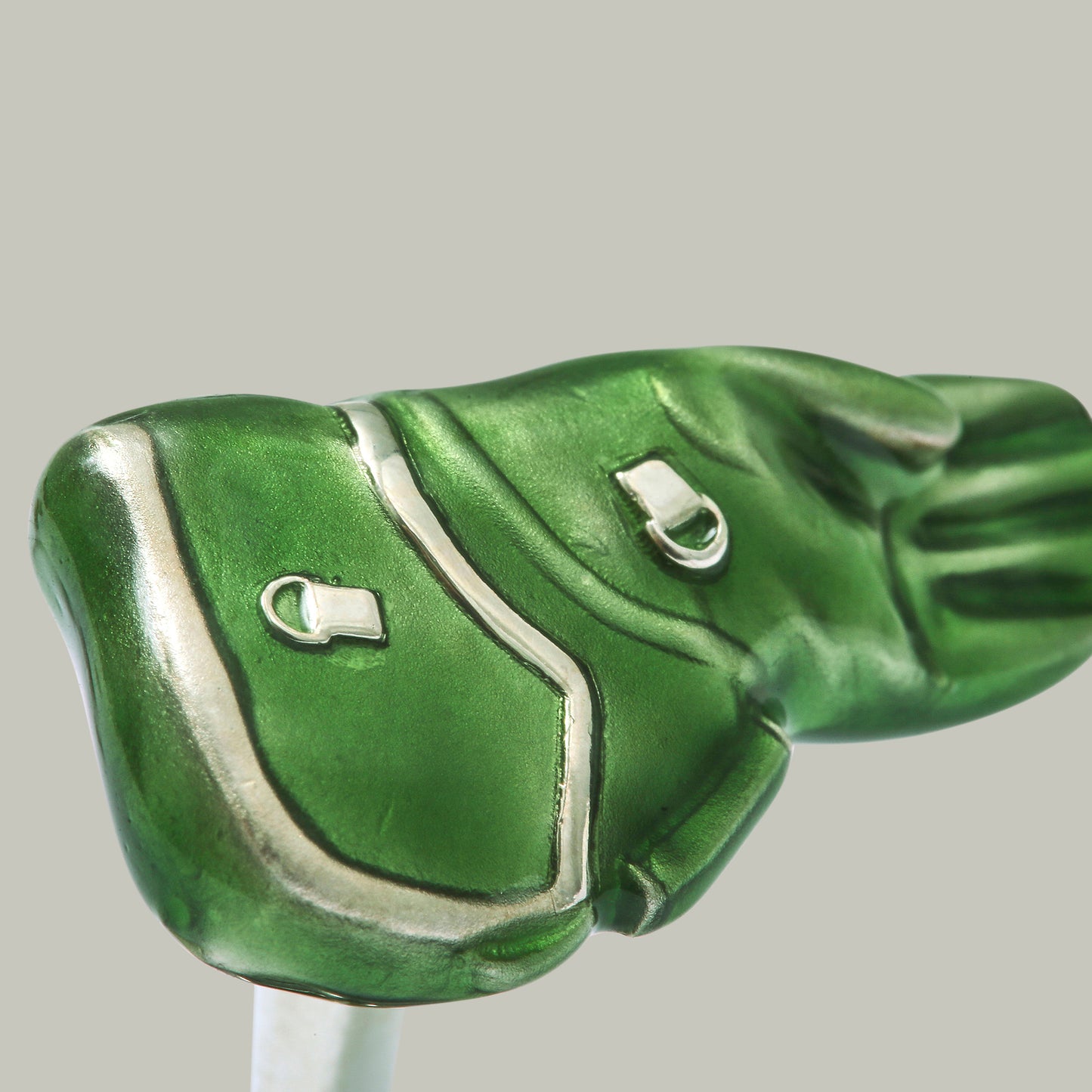 Silver & Enamel Falcon & Glove Cufflinks