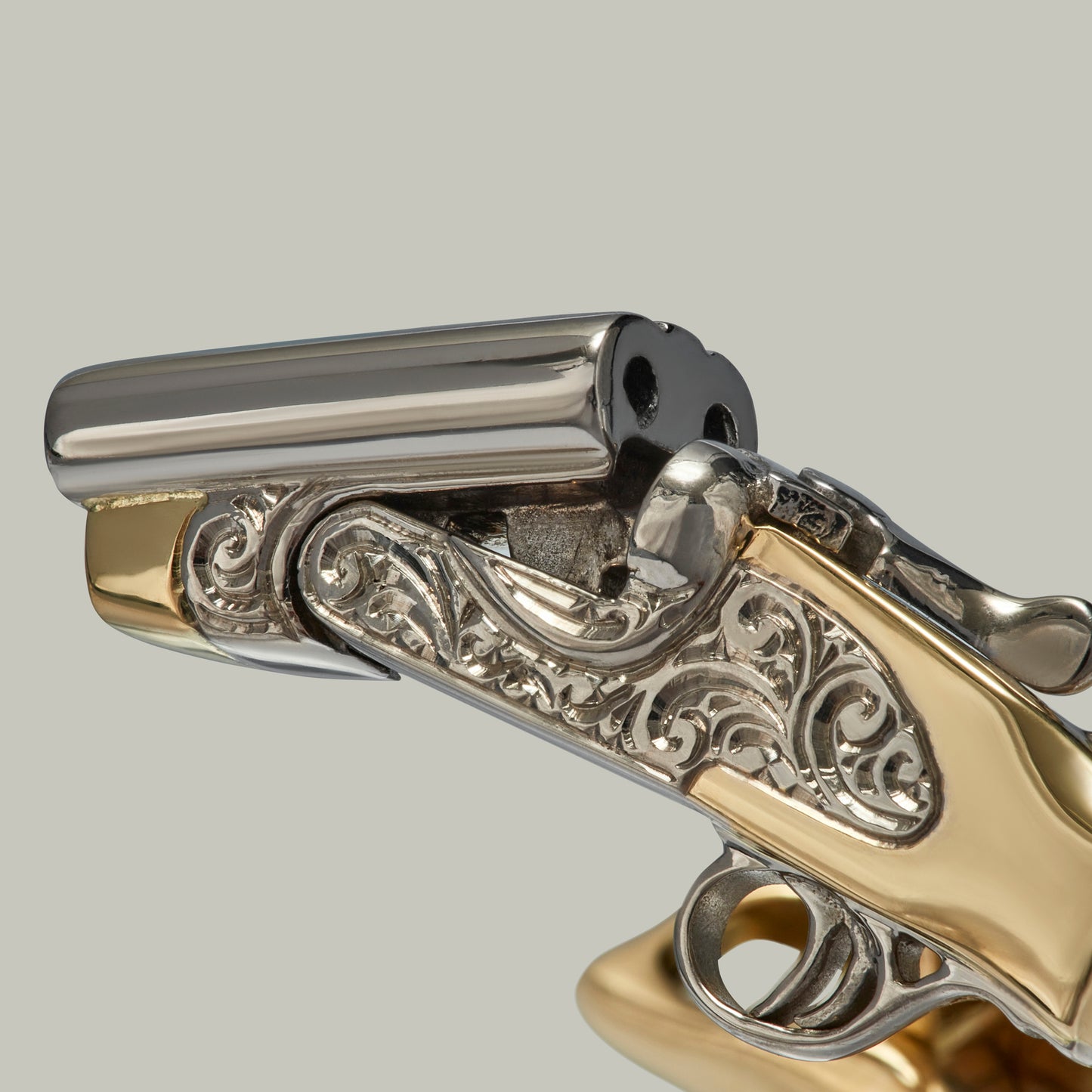 18Ct gold Opening & Closing Pair Of H&H Shotguns