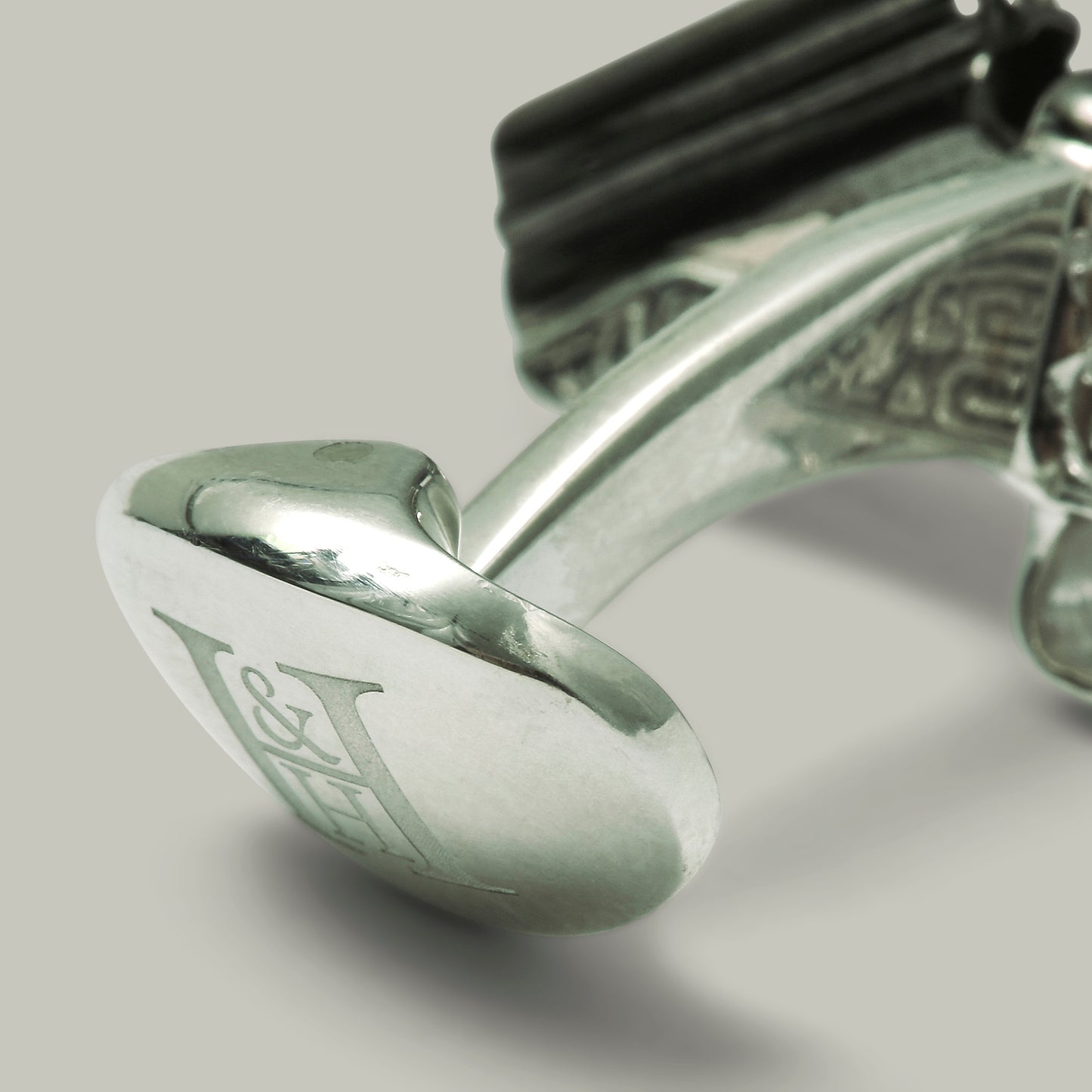 Silver Over & Under Pair Cufflinks