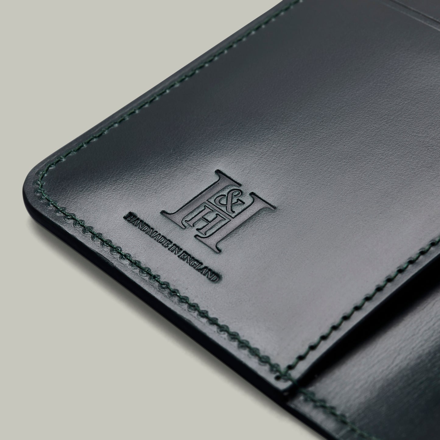 Noble Leather Passport Cover - H&H Green