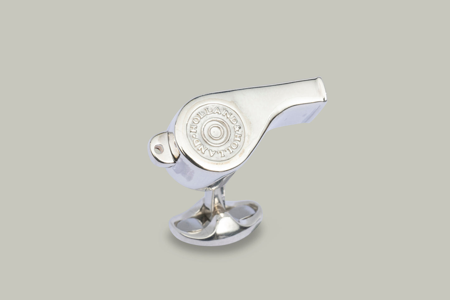 Sterling Silver Dog Whistle Cufflinks