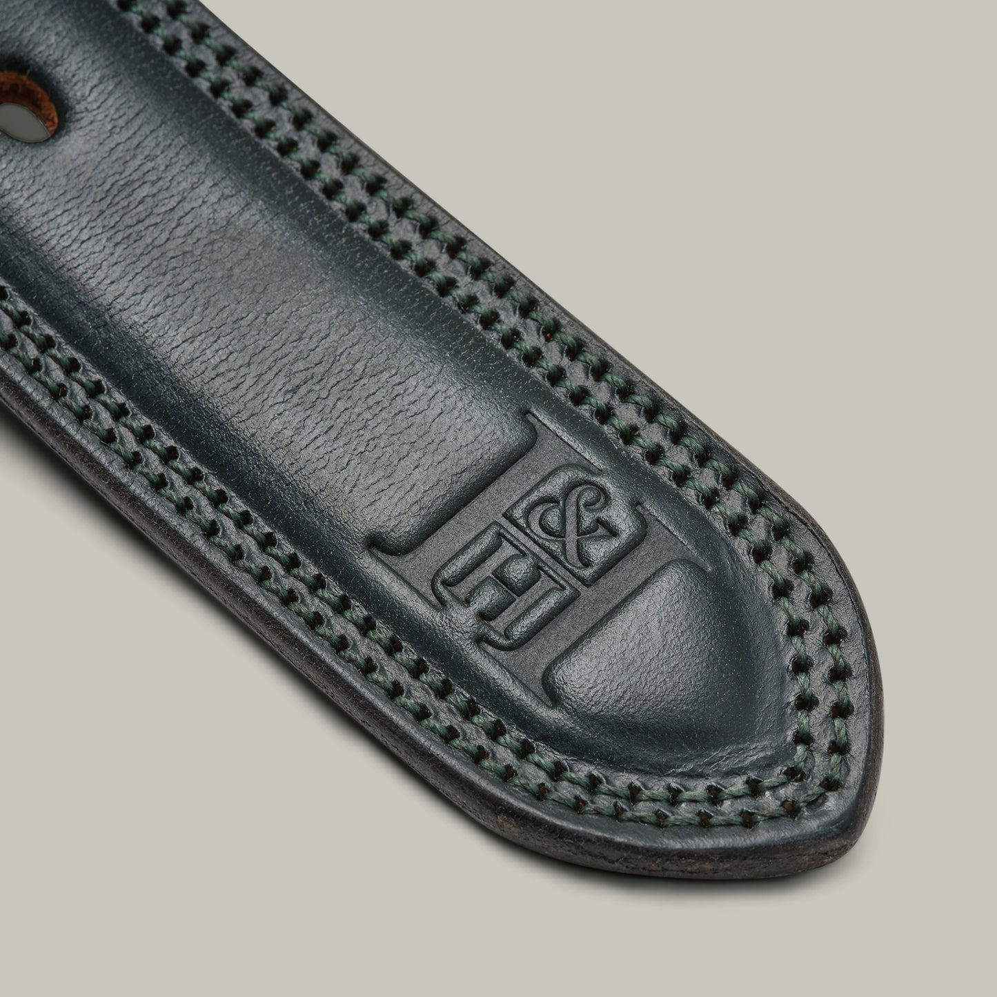 Classic 1.5" Lined Bridle Leather Belt [H&H GREEN]