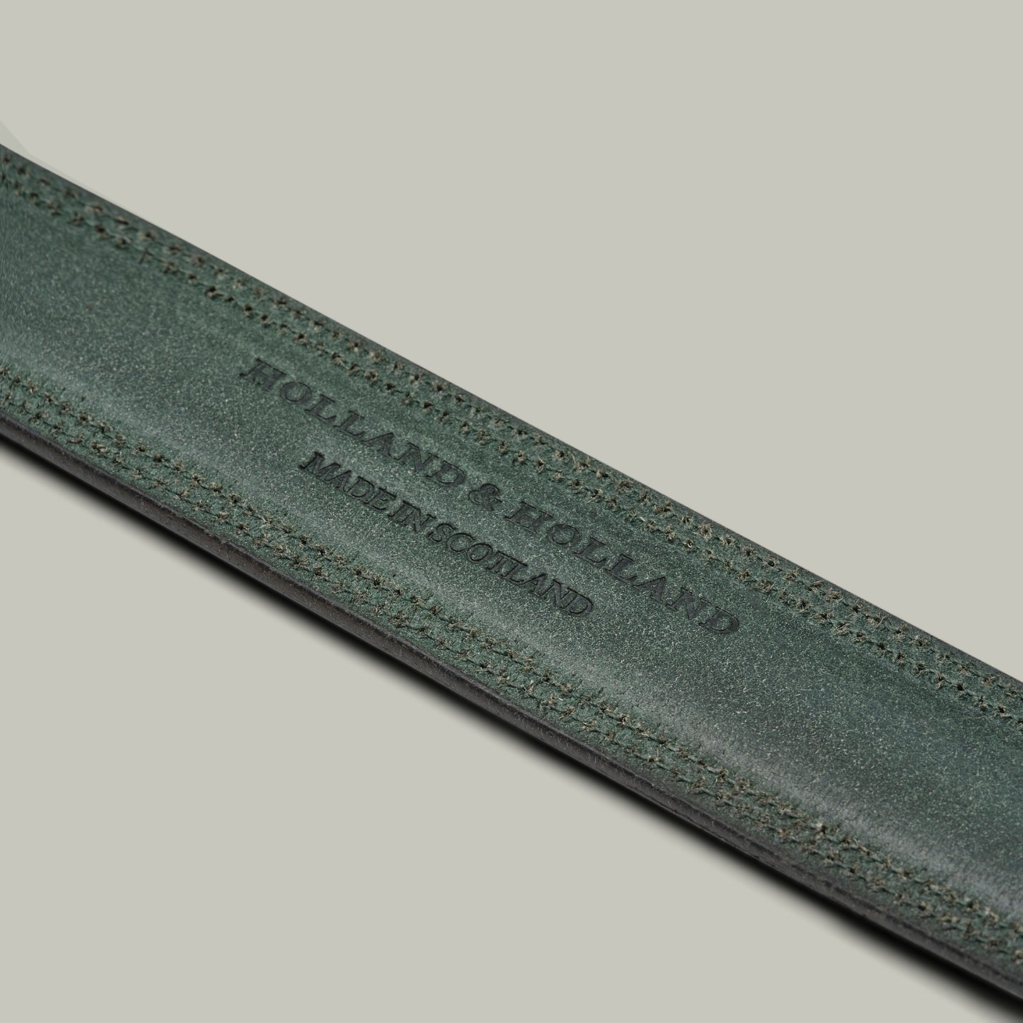 Classic 1.5" Lined Bridle Leather Belt [H&H GREEN]