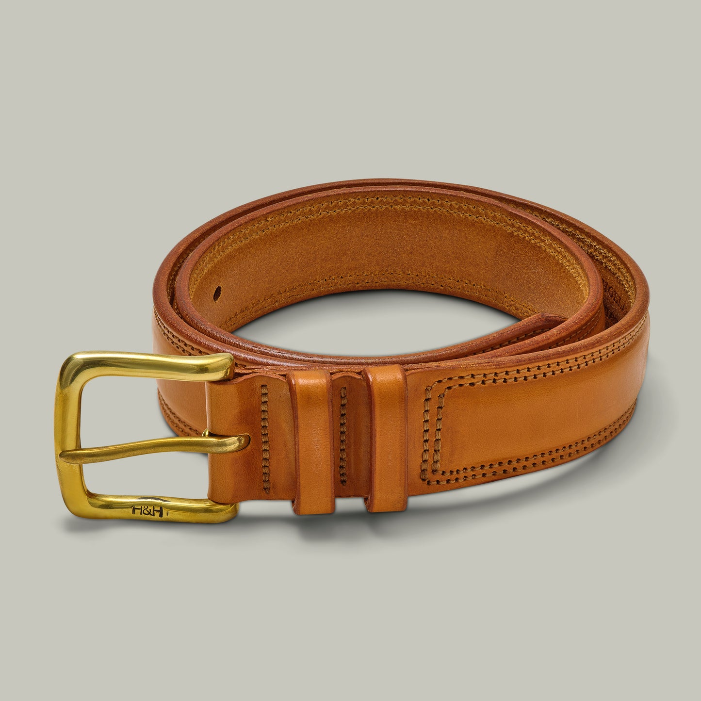 Classic 1.5" Lined Bridle Leather Belt [LONDON TAN]
