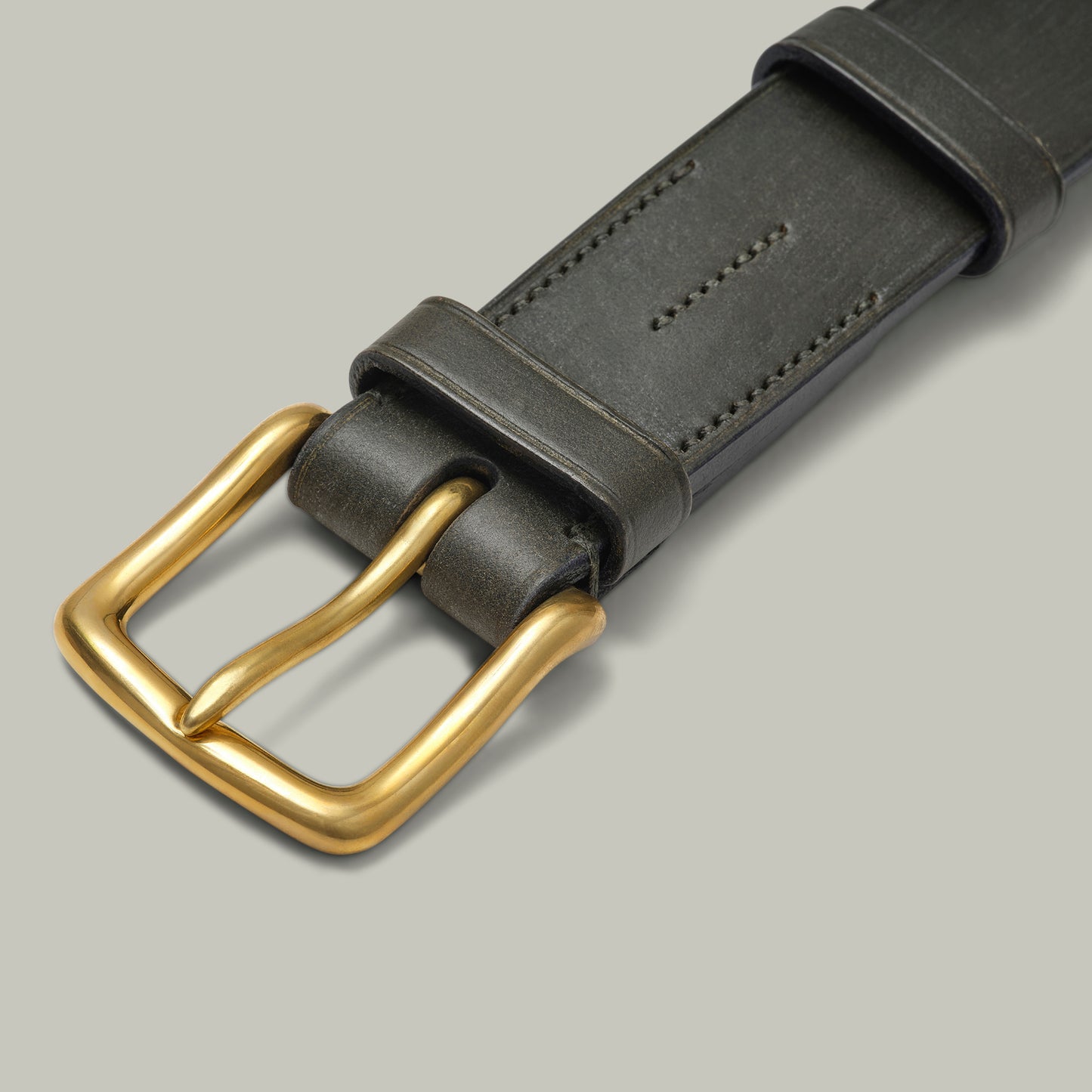 Bridle Leather 1.5" Unlined Belt [H&H GREEN]