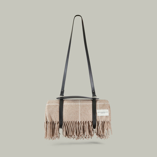 Leather Blanket Carrier [H&H Green]