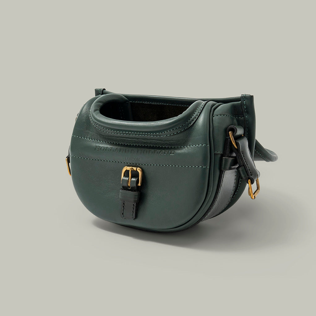 Northwood leather cartridge bag Green bag size 100