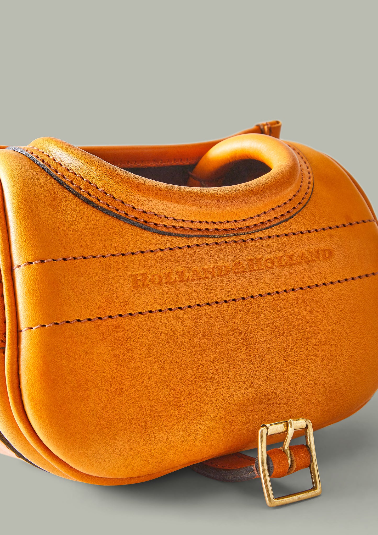 Bridle Leather Cartridge Bag 75 [London Tan]