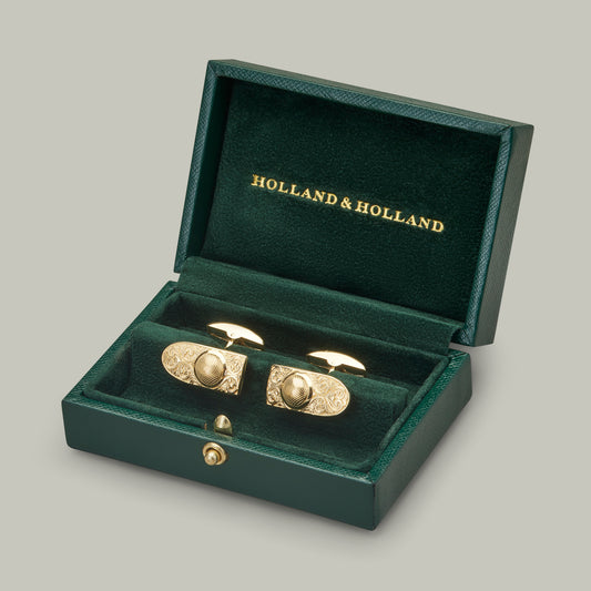 18ct Gold Safety Catch Cufflinks