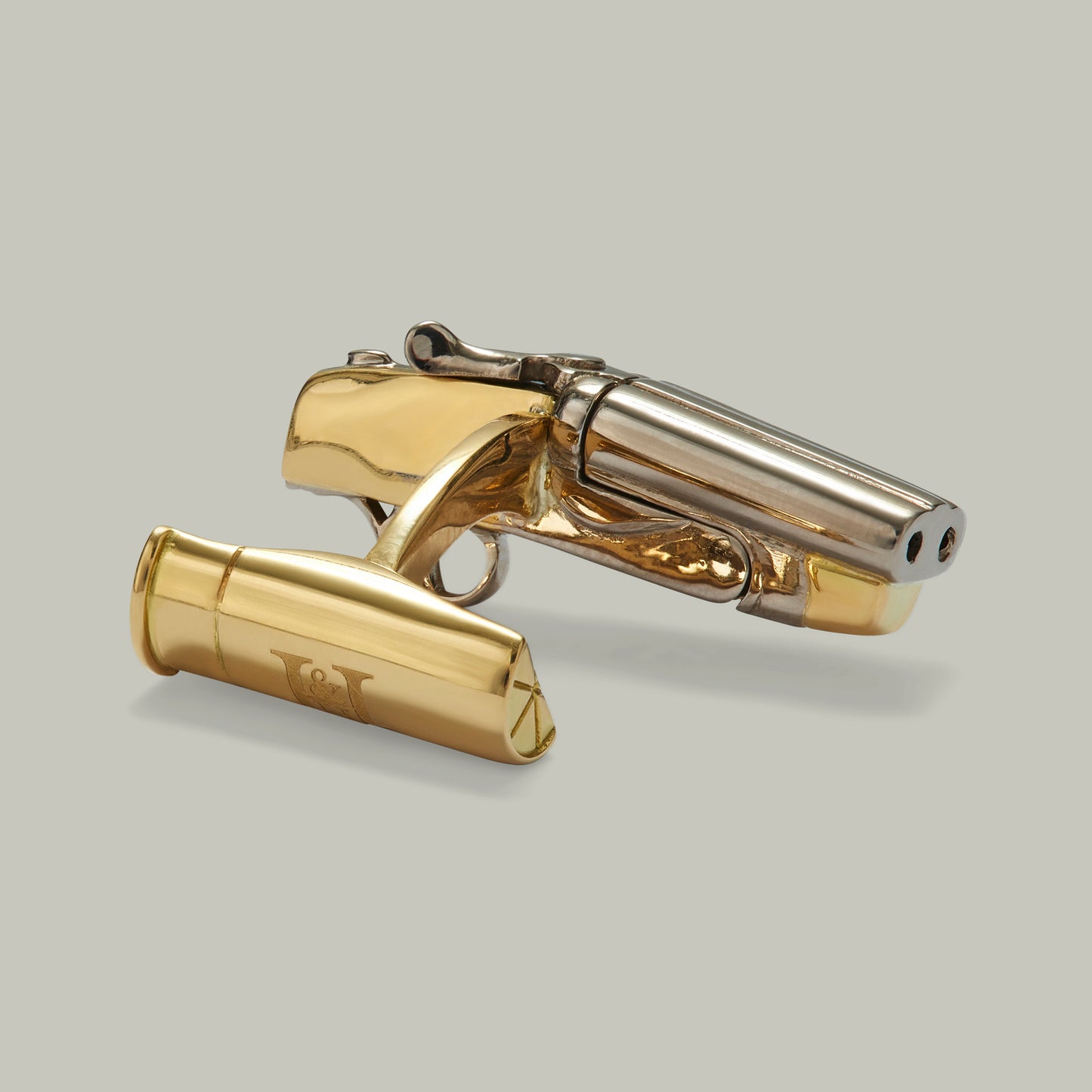 18Ct gold Opening & Closing Pair Of H&H Shotguns