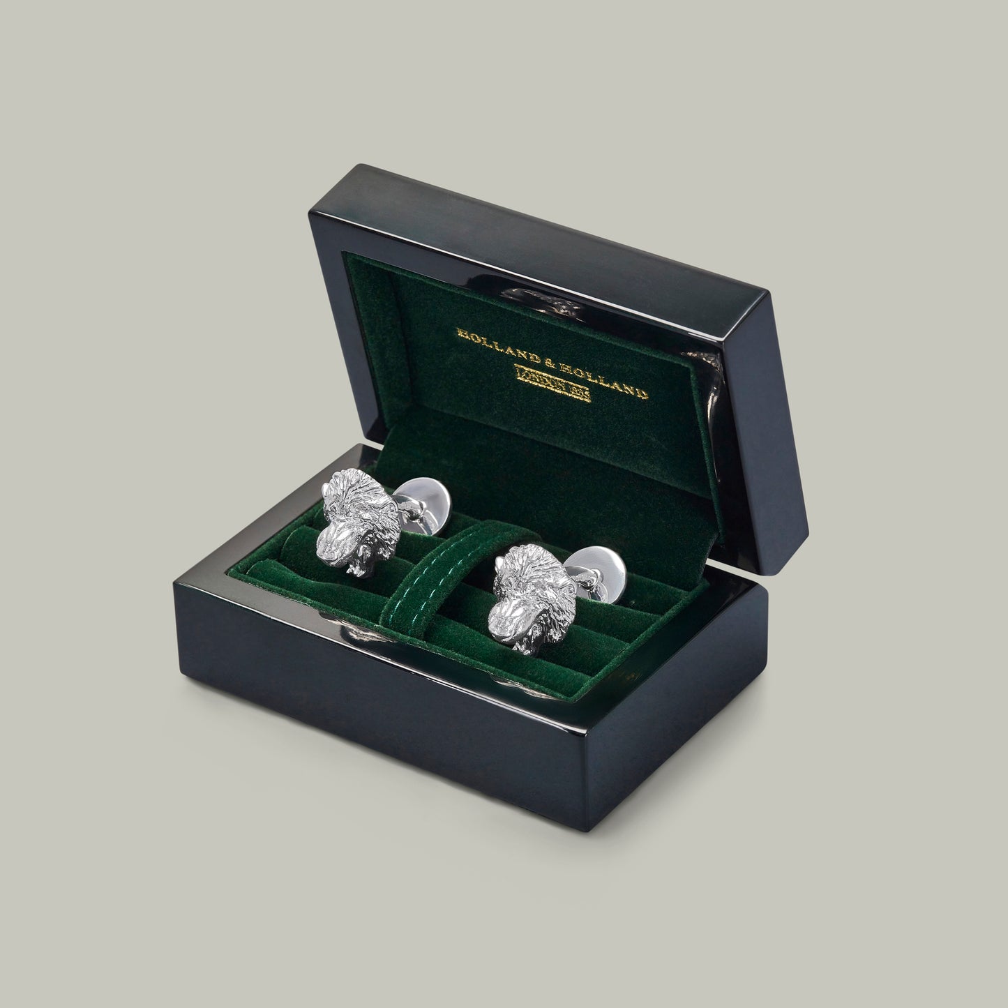 Big Five - Silver Lion Cufflinks