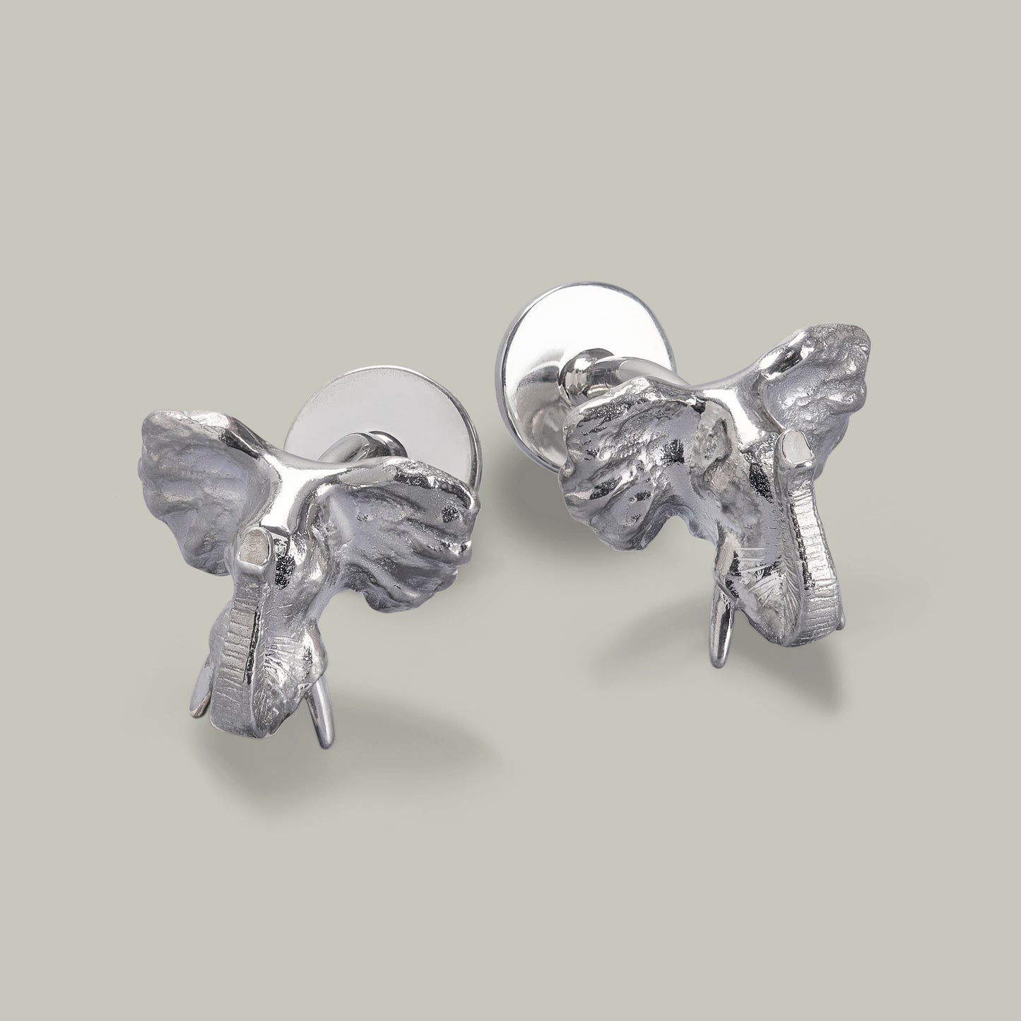 Big Five - Silver Elephant Cufflinks