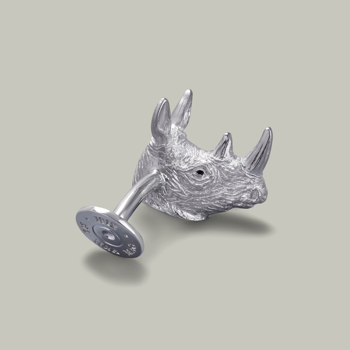 Big Five - Silver Rhino Cufllinks