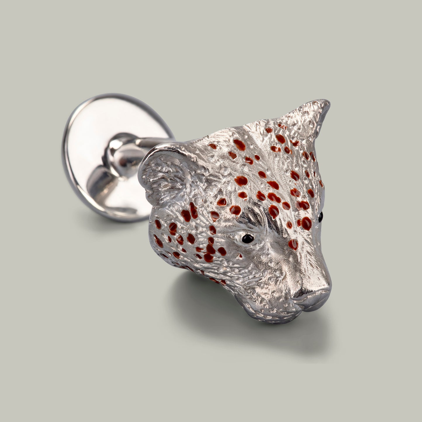 Big Five - Silver Leopard Cufflinks
