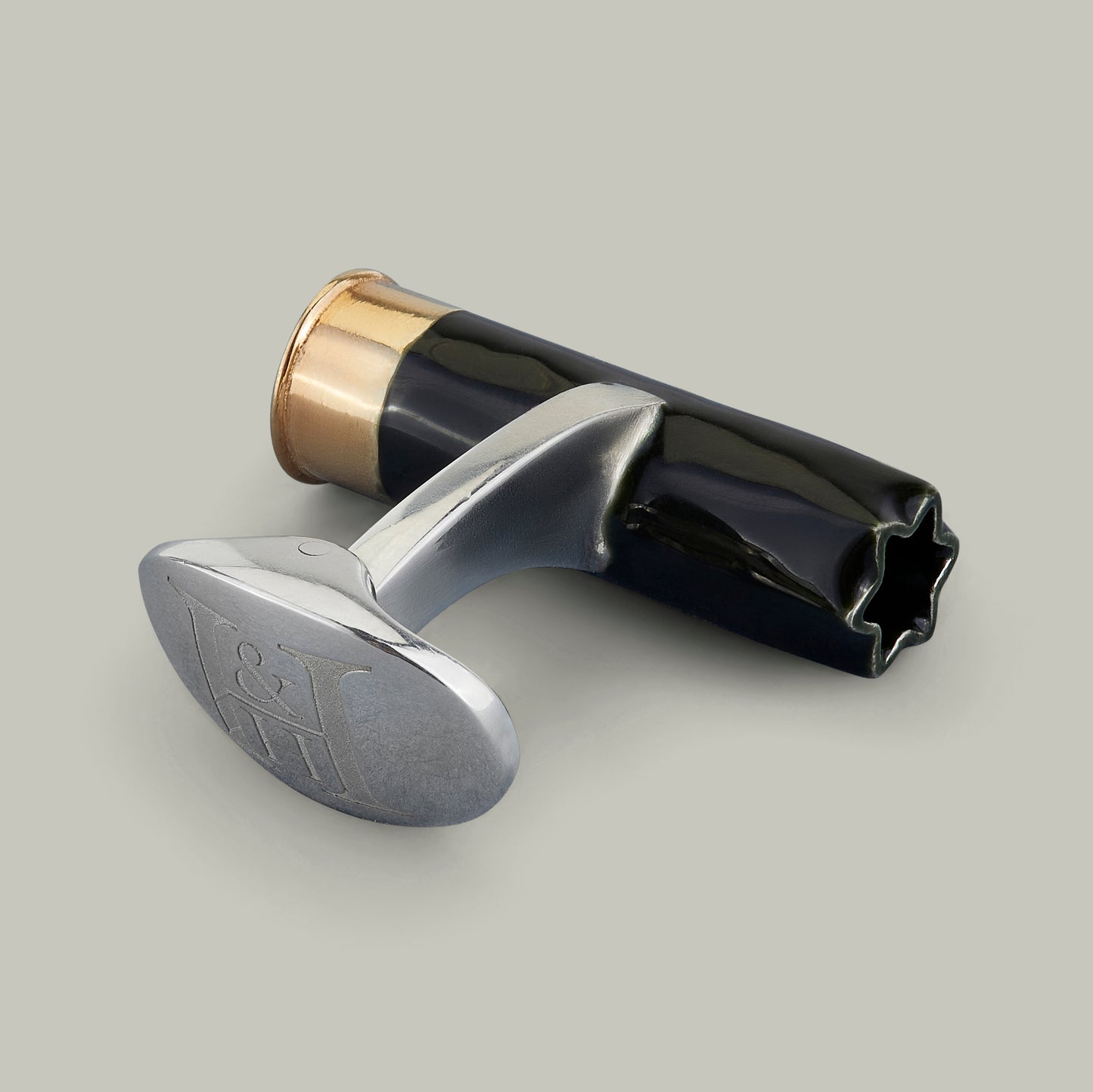 Holland & Holland Enamel & Silver Cartridge Cufflinks