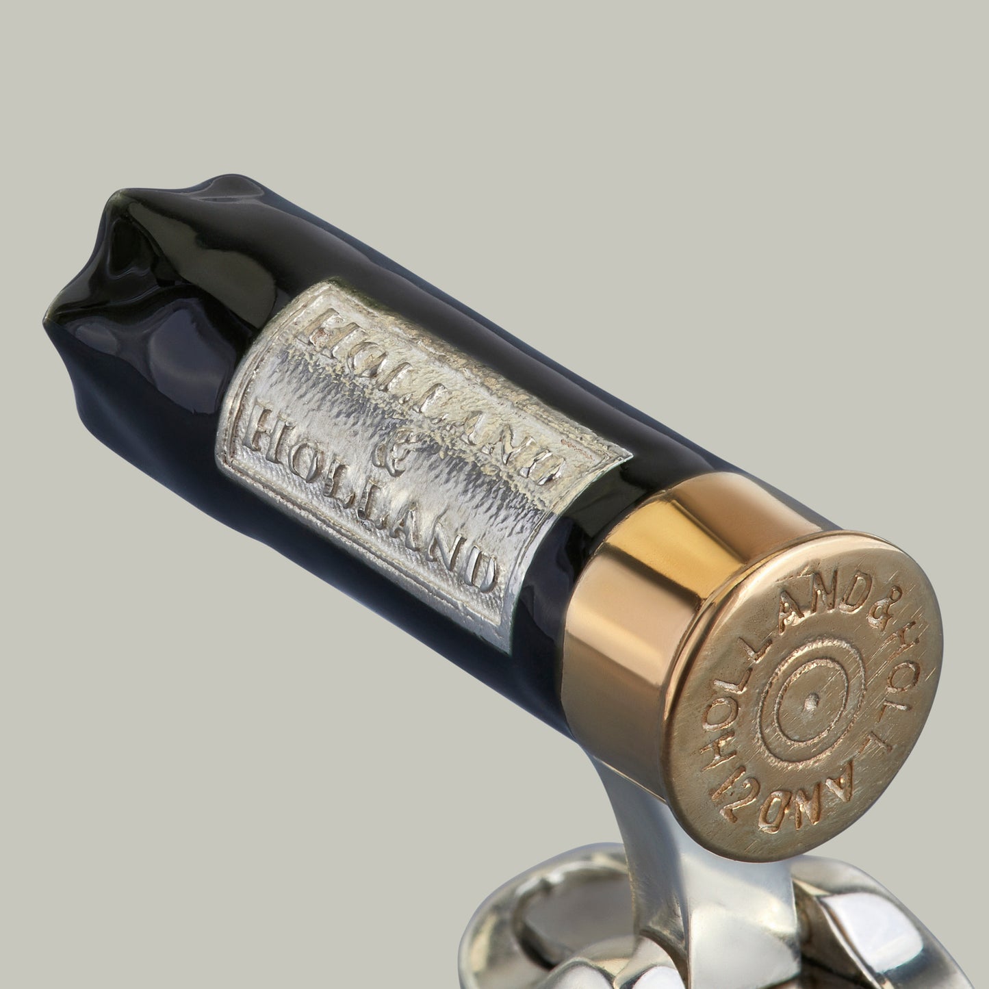 Holland & Holland Enamel & Silver Cartridge Cufflinks