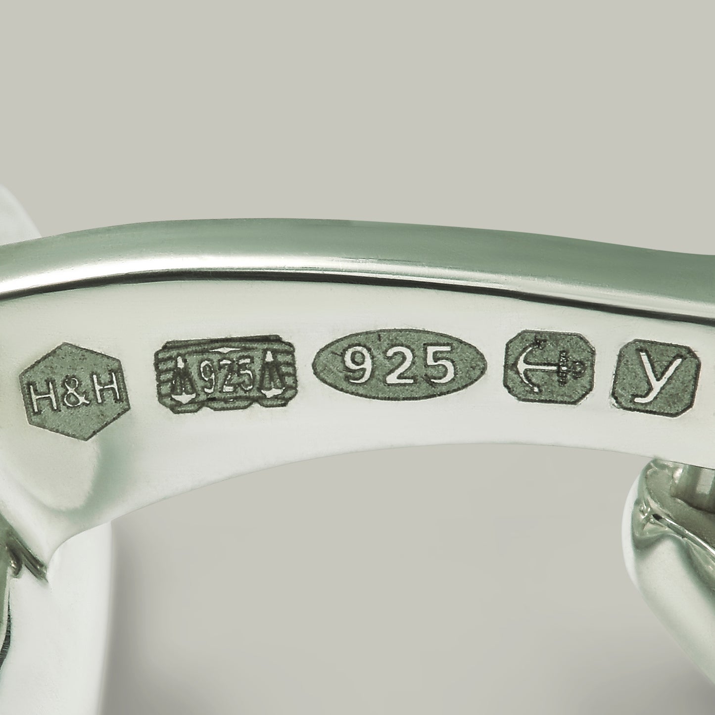 Silver Safety Catch Cufflinks Silver