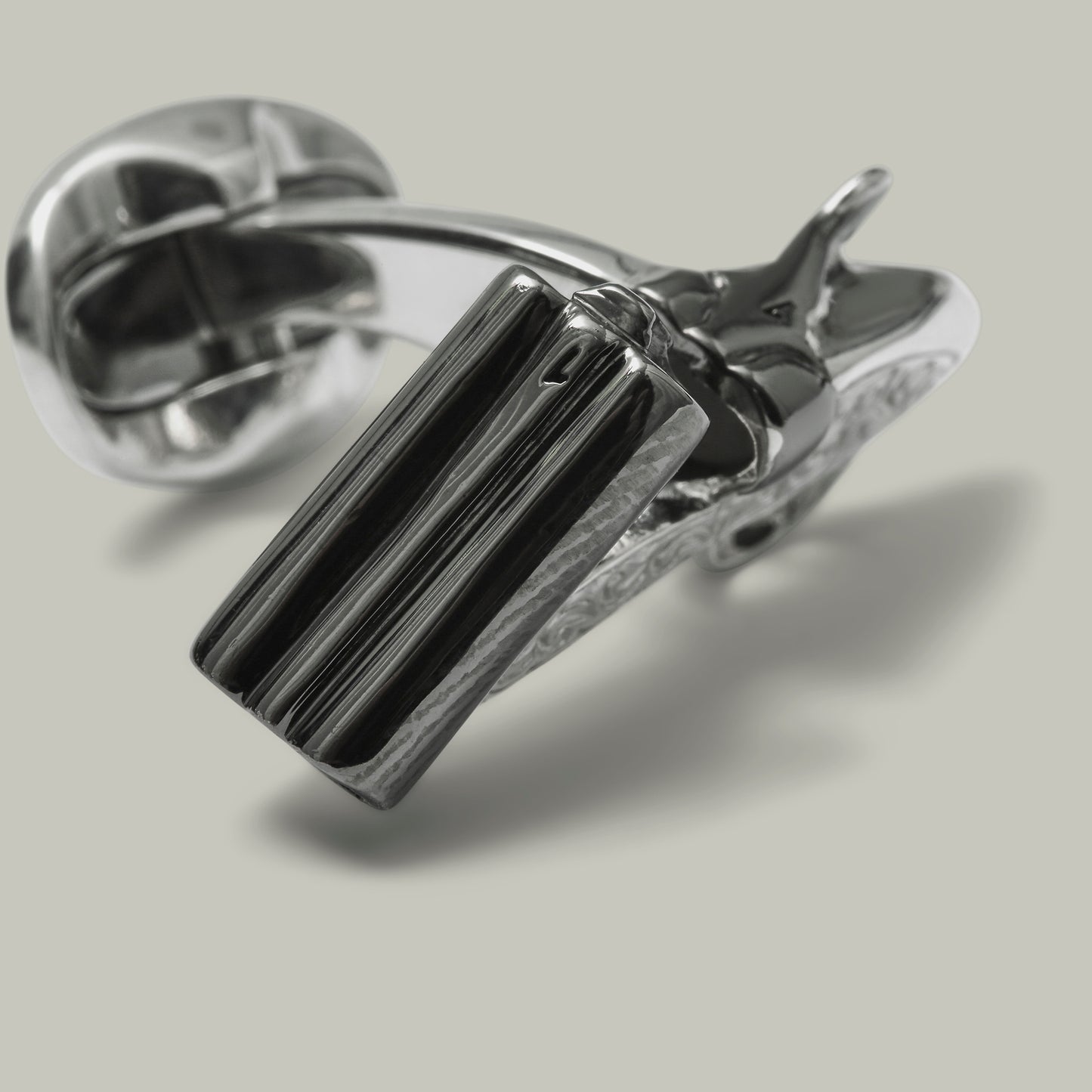 Silver Side By Side Pair Cufflinks