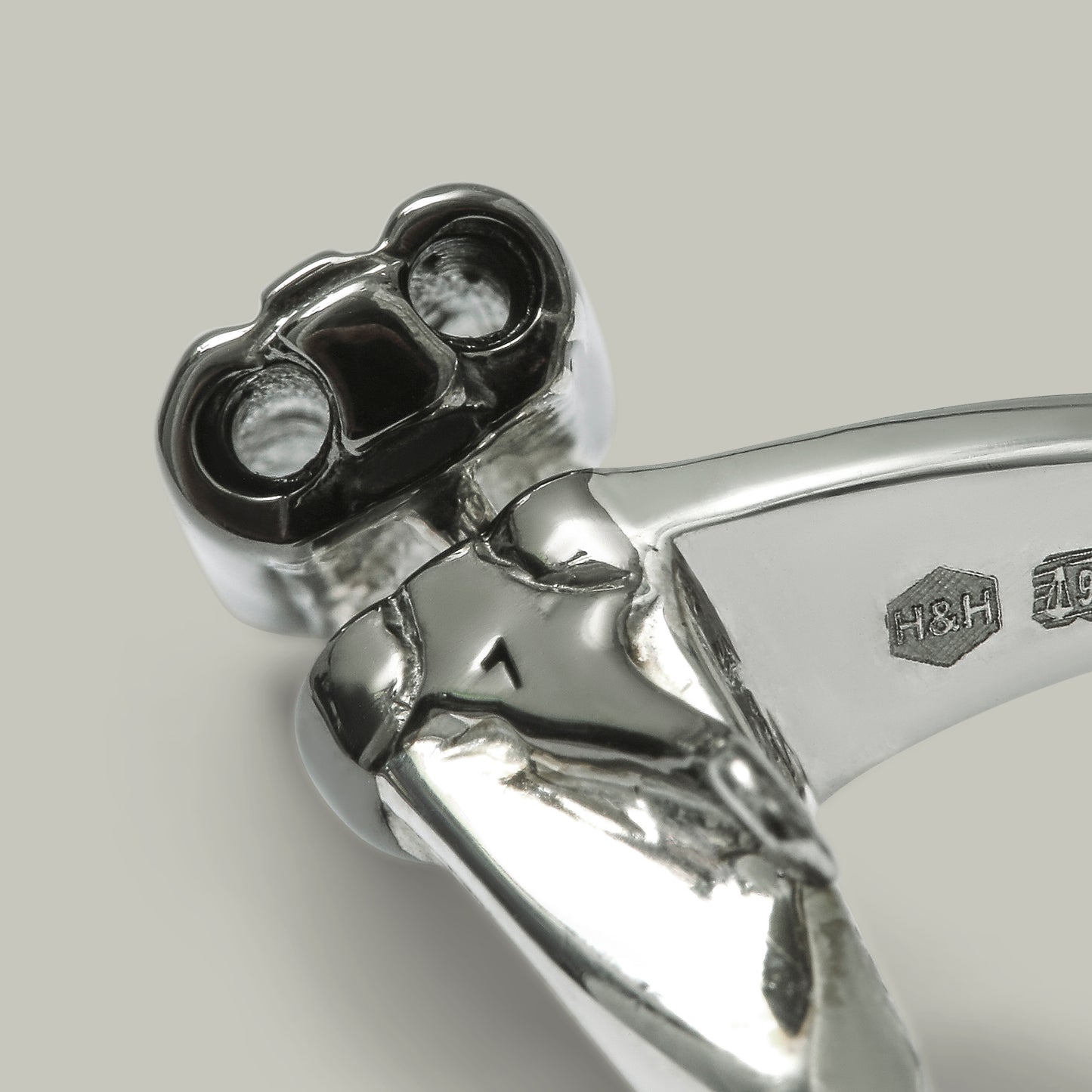 Silver Side By Side Pair Cufflinks