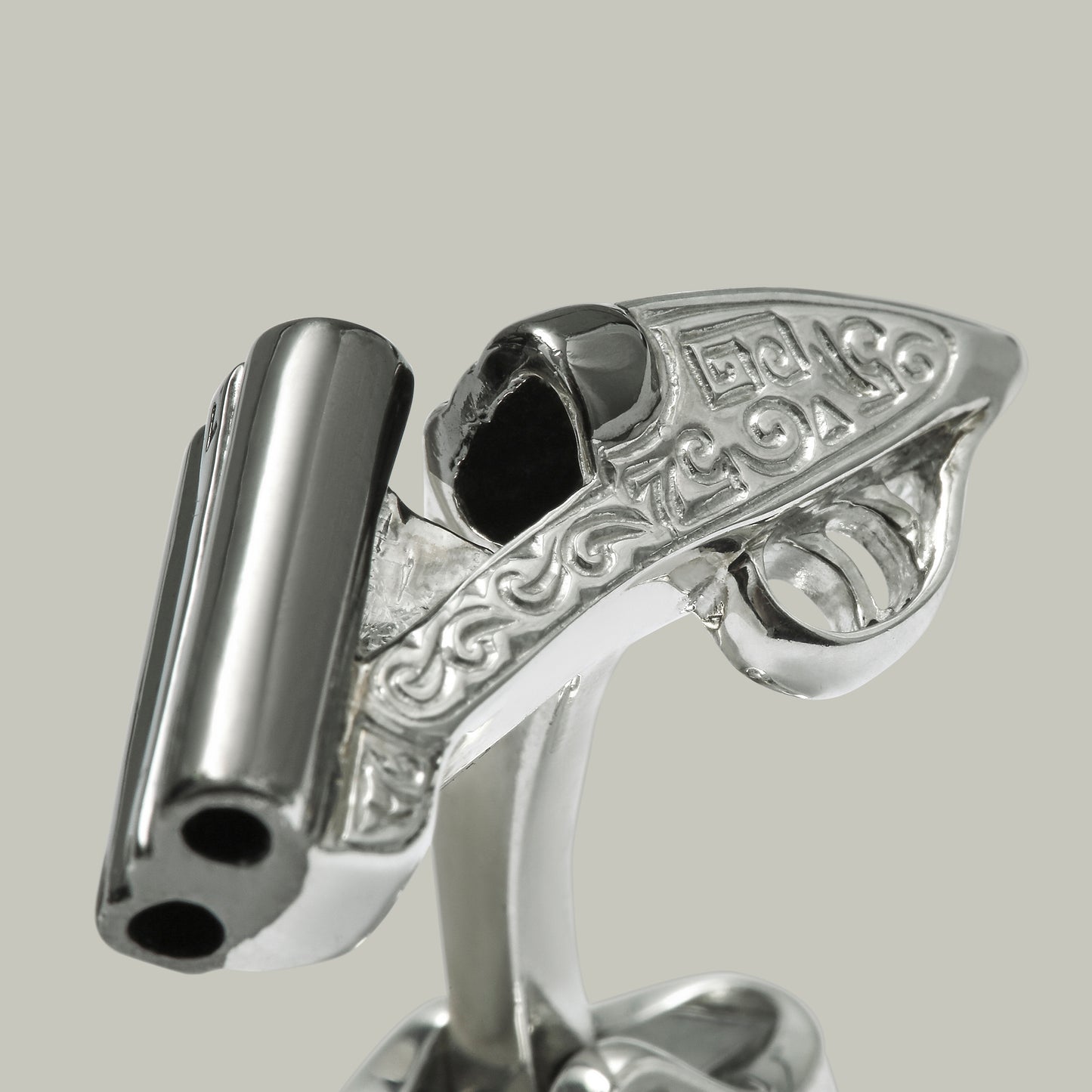 Silver Side By Side Pair Cufflinks