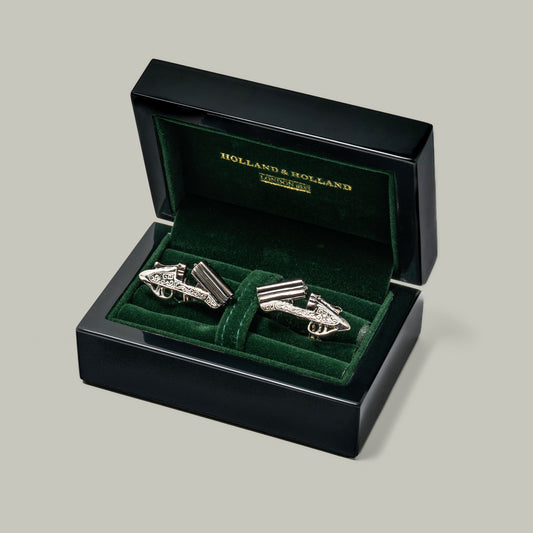 Silver Over & Under Pair Cufflinks