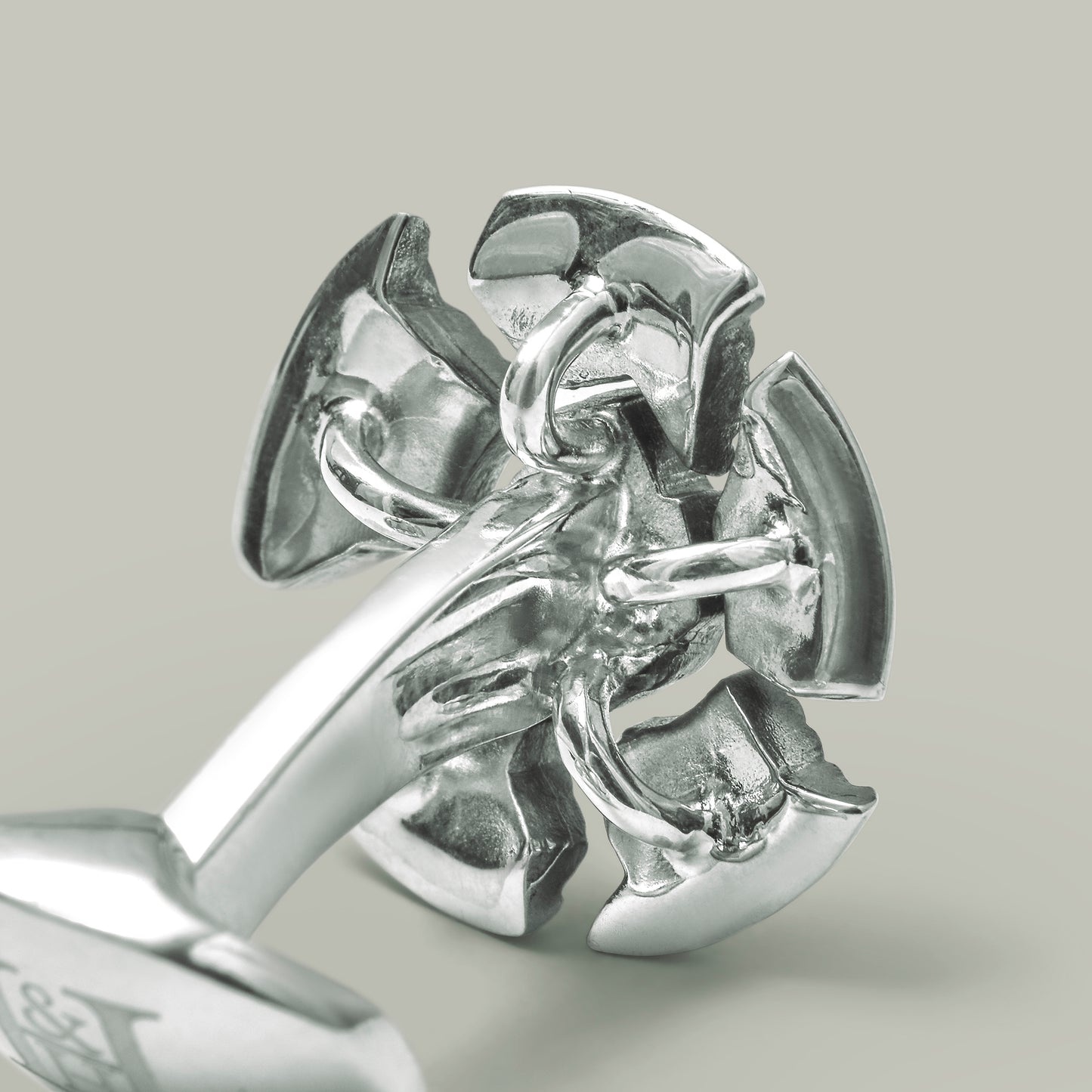 Silver Hit & Miss Cufflinks