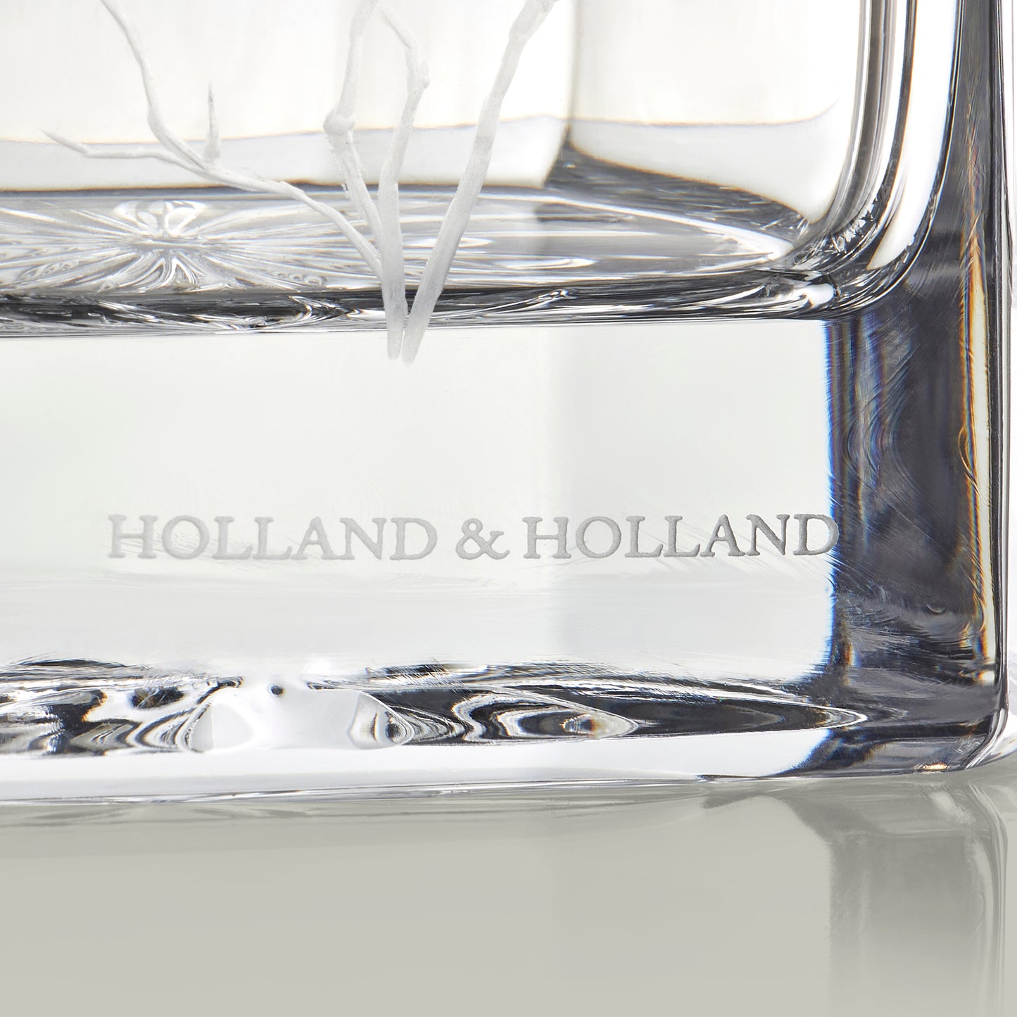 American Game Bird Hand Engraved Crystal Decanter [RUFFED GROUSE]
