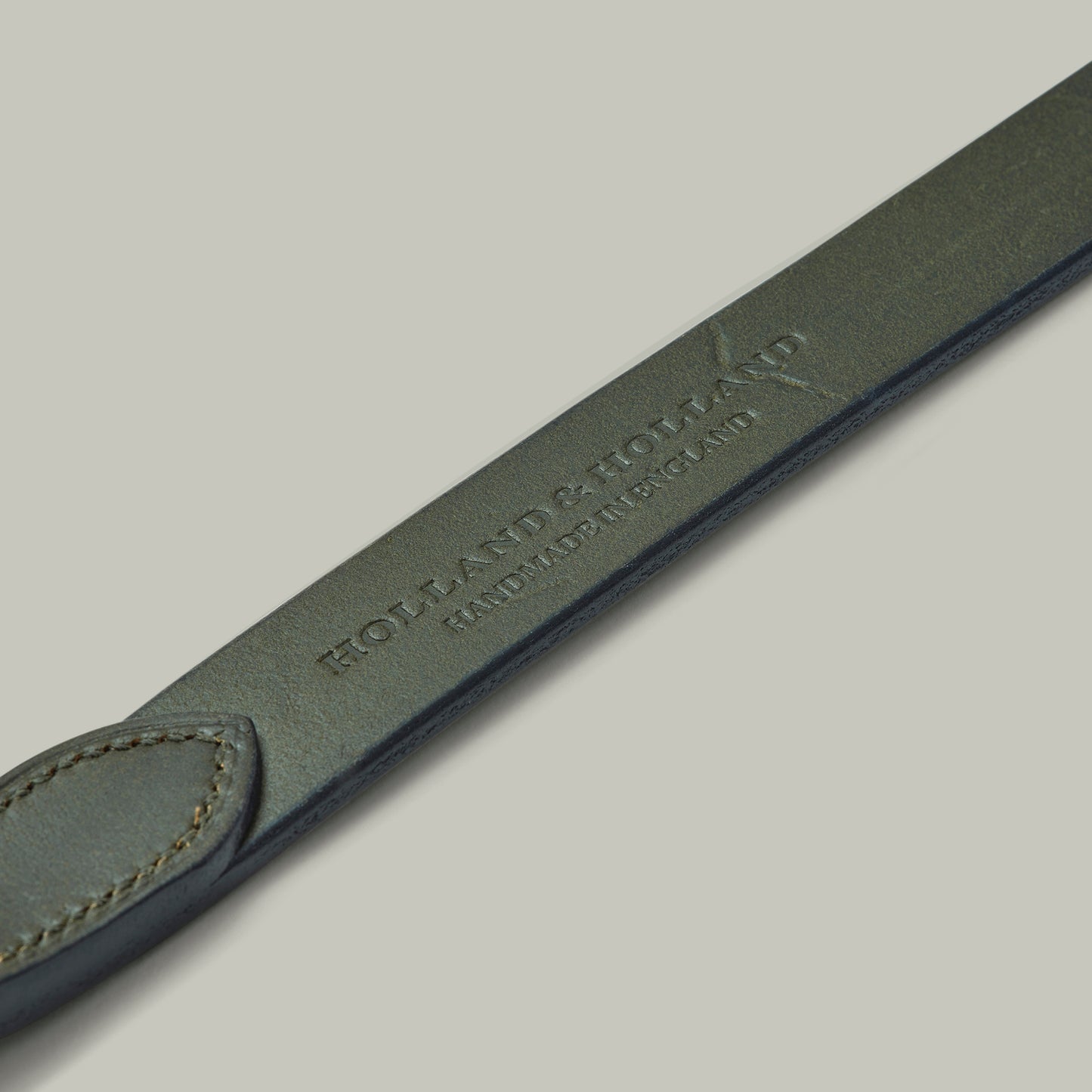 Leather Dog Collar Small [H&H Green]