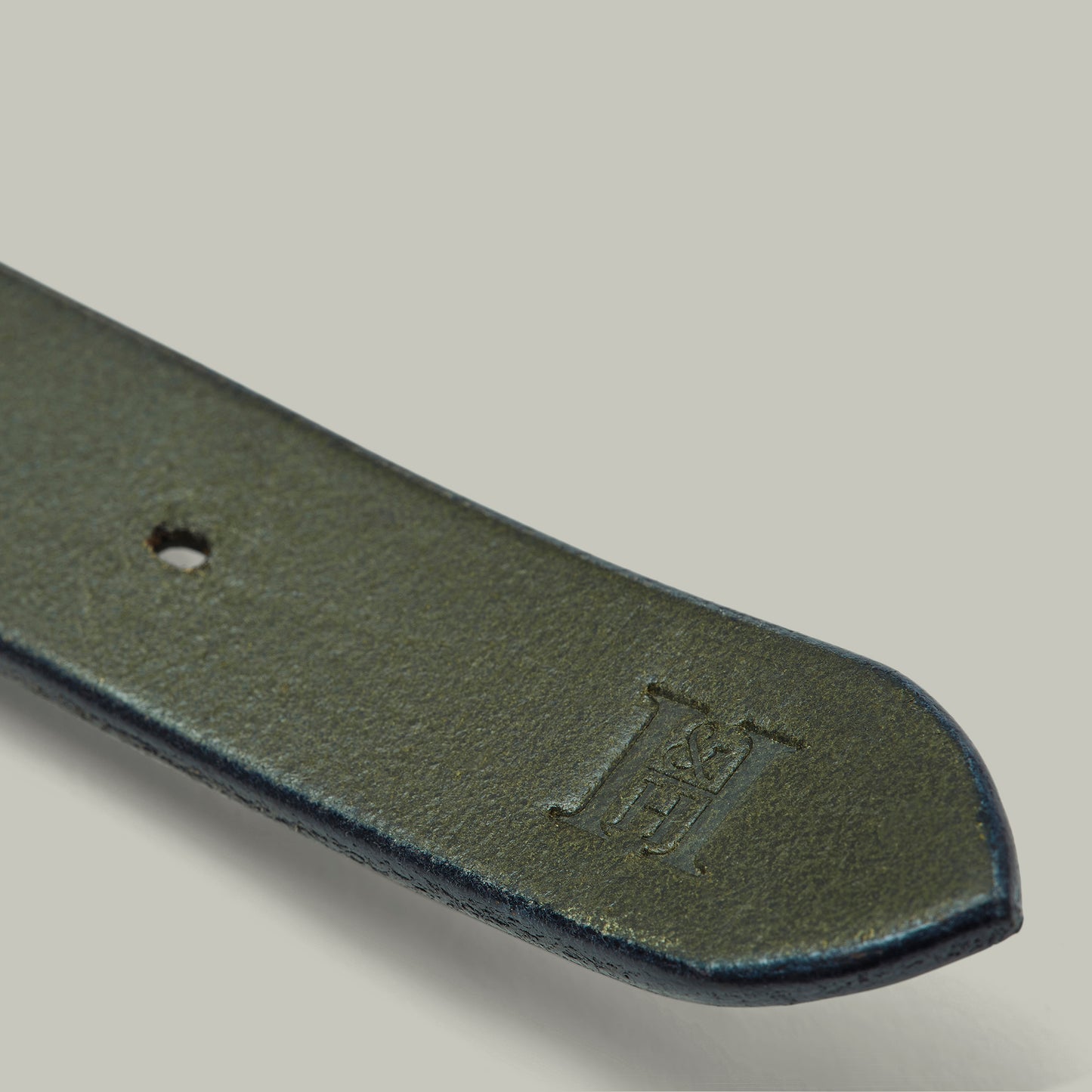 Leather Dog Collar Small [H&H Green]