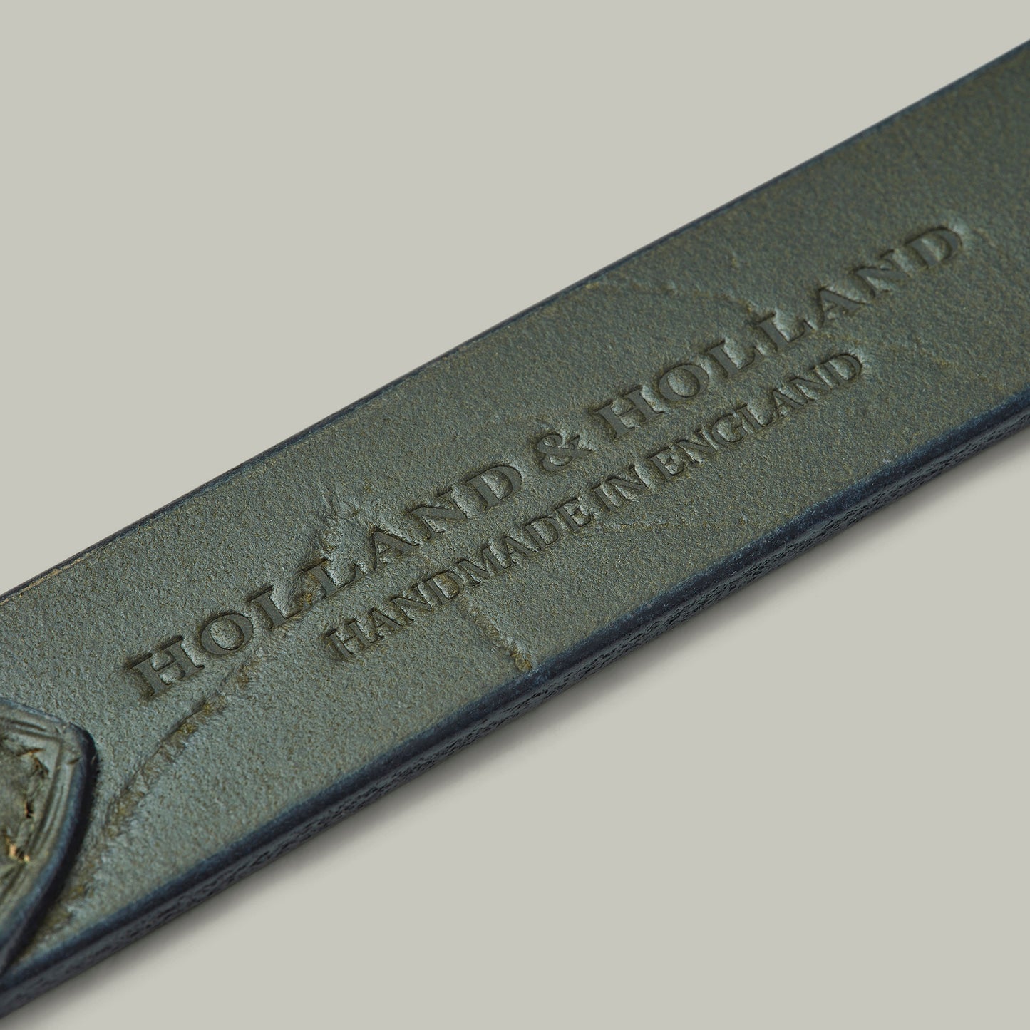 Leather Dog Collar Large [H&H Green]