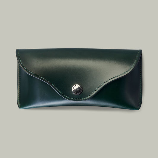 Noble Leather eyewear case - H&H Green