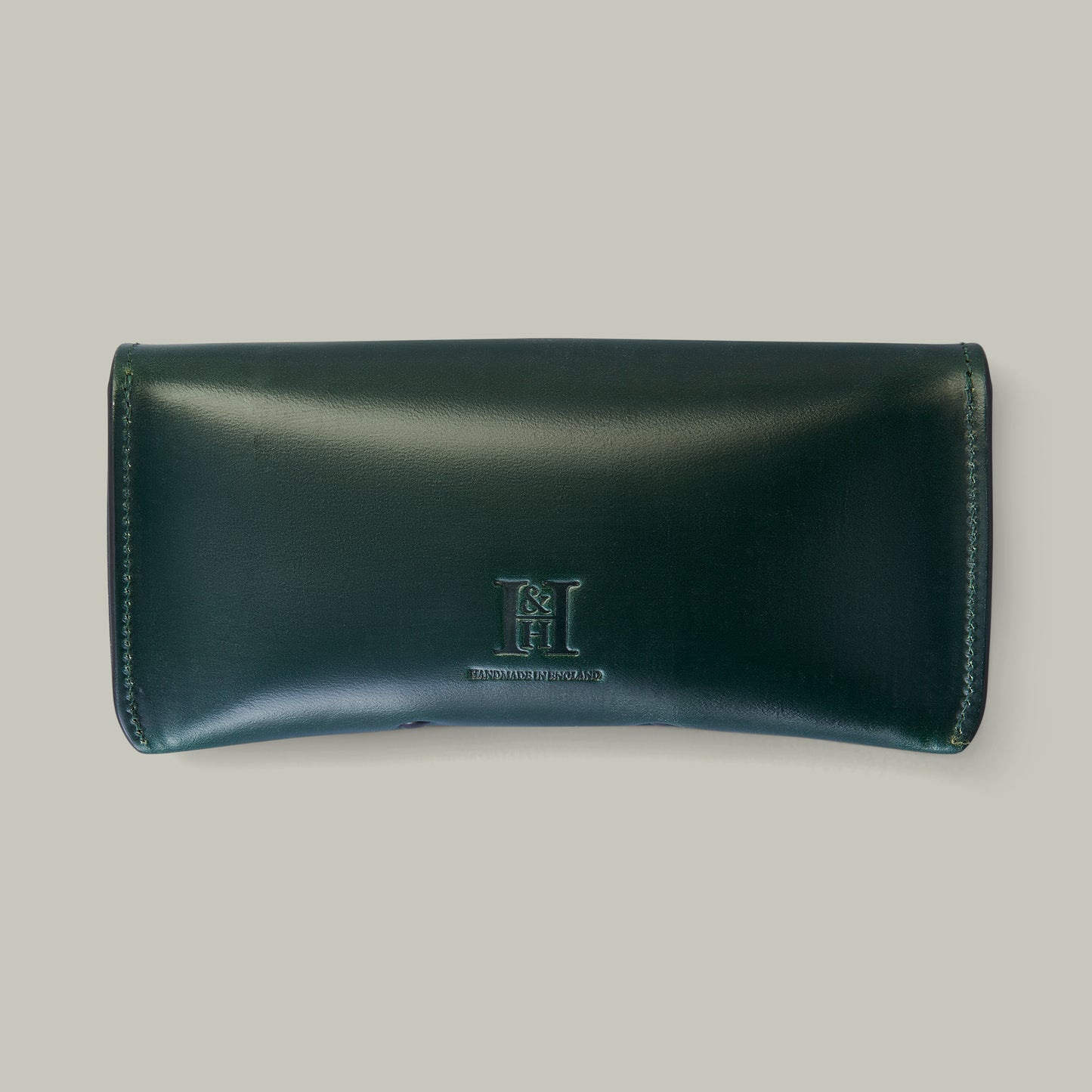 Noble Leather eyewear case - H&H Green