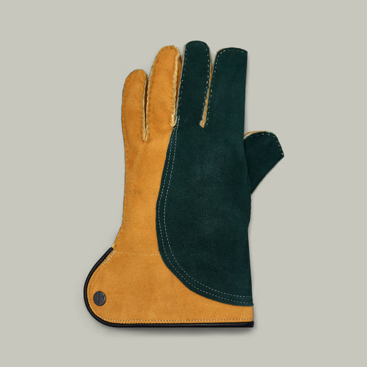 Short Glove - Double Layer [H&H GREEN GOLD]
