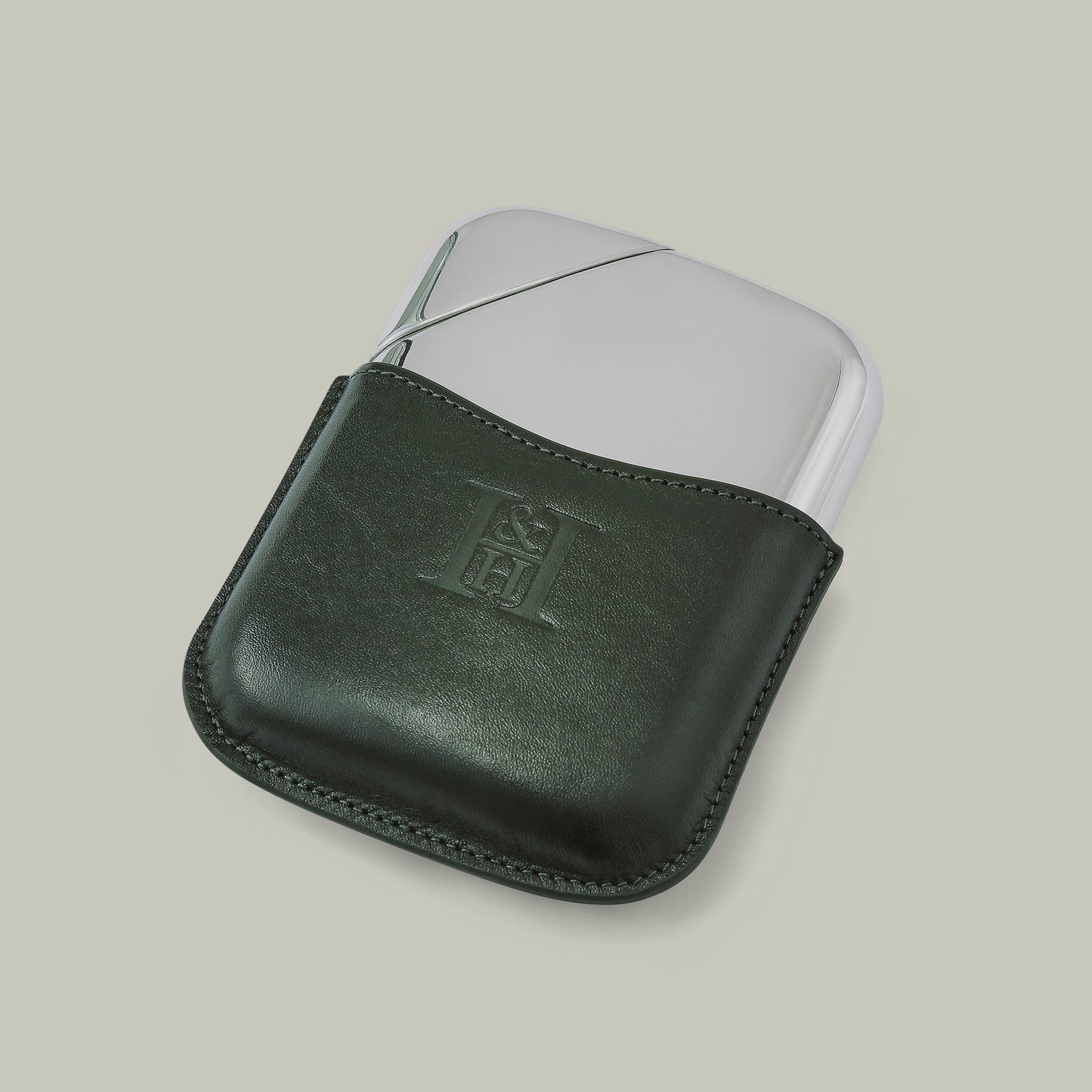 Jerry Can 6Oz Pewter Hip Flask [H&H Green]
