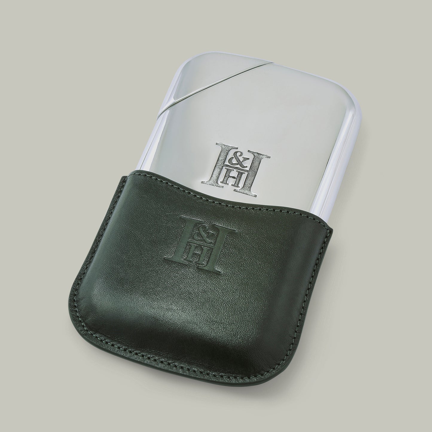 Jerry Can 6Oz Pewter Hip Flask [H&H Green]