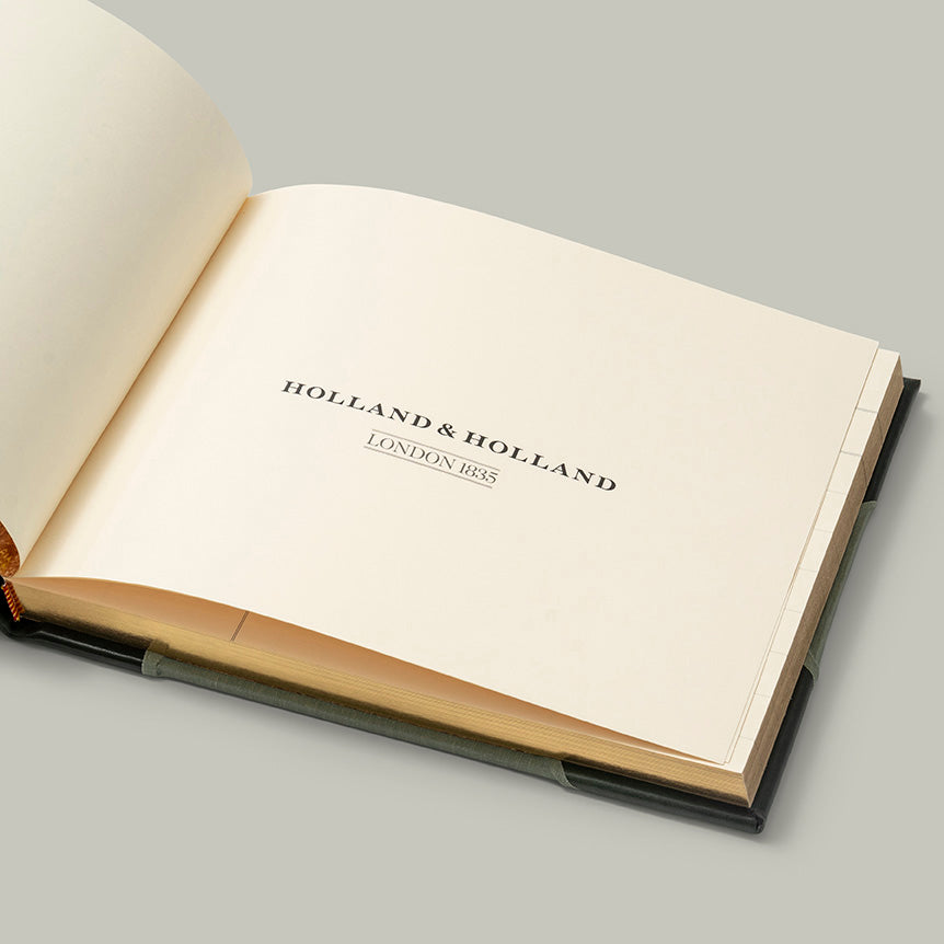 Northwood canvas & leather large Game Book