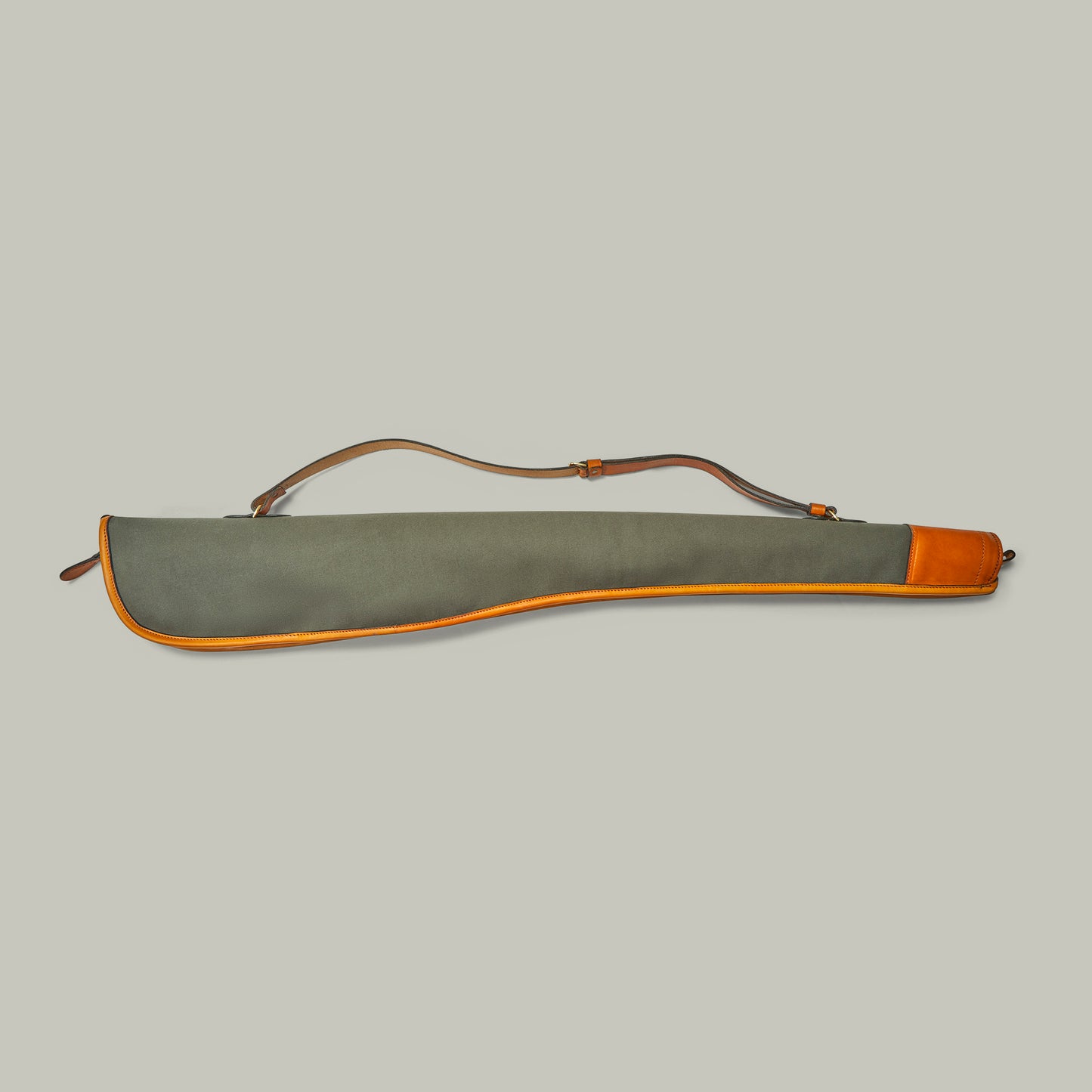 Canvas Leather Trim Gun Slip [GREEN]