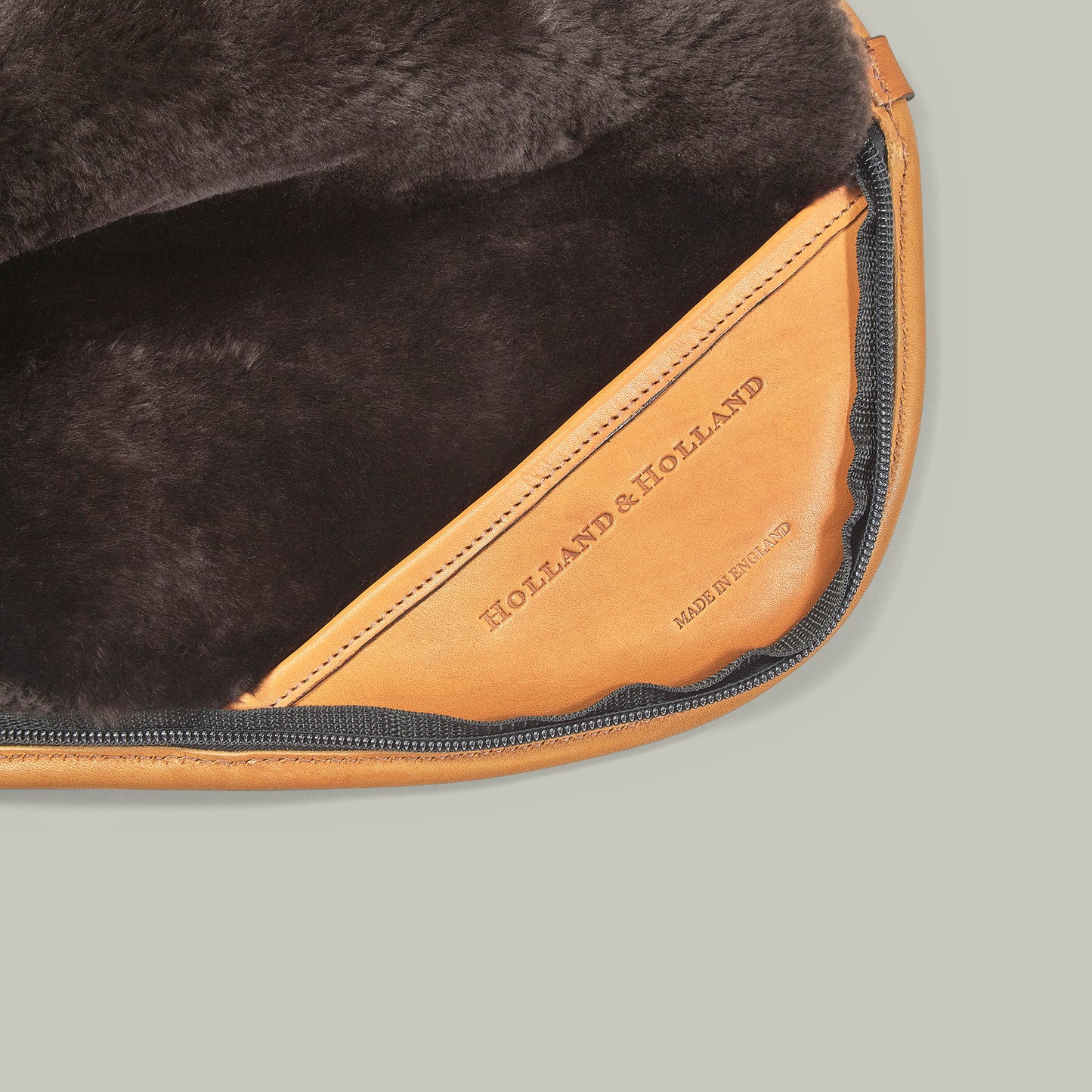 Canvas Leather Trim Gun Slip [GREEN]
