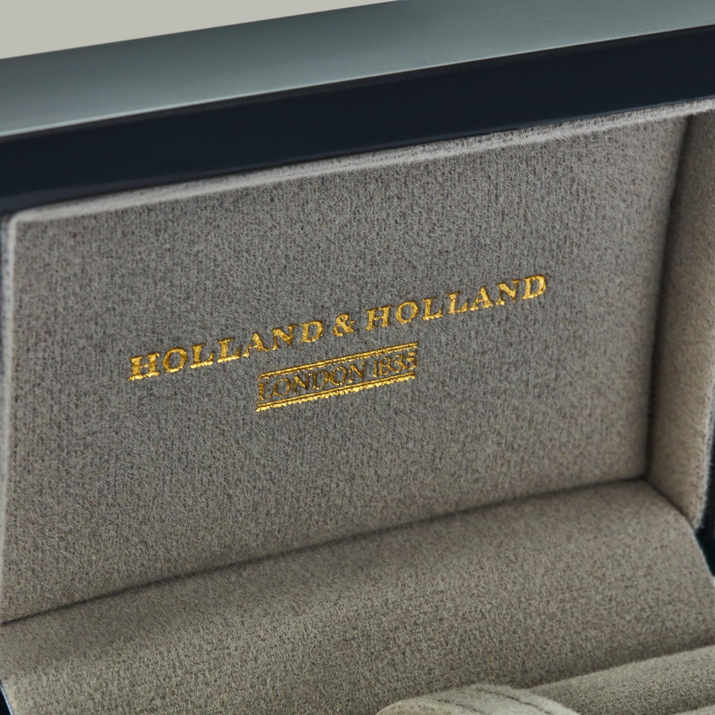 H&H Green Lacquered Jewellery Box Cropper Lined