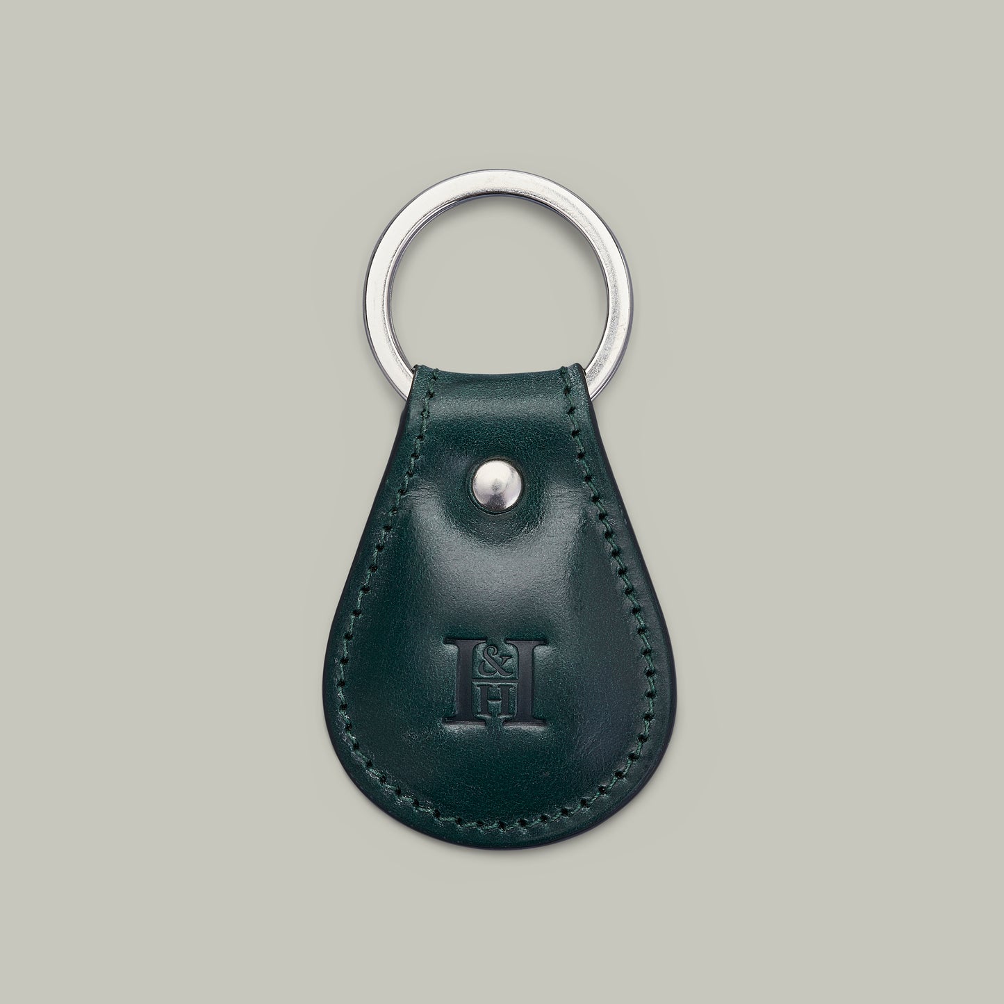 Noble Leather Keyring - H&H Green