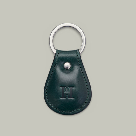 Noble Leather Keyring - H&H Green