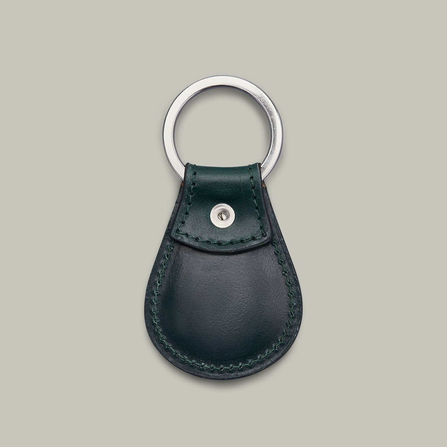 Noble Leather Keyring - H&H Green
