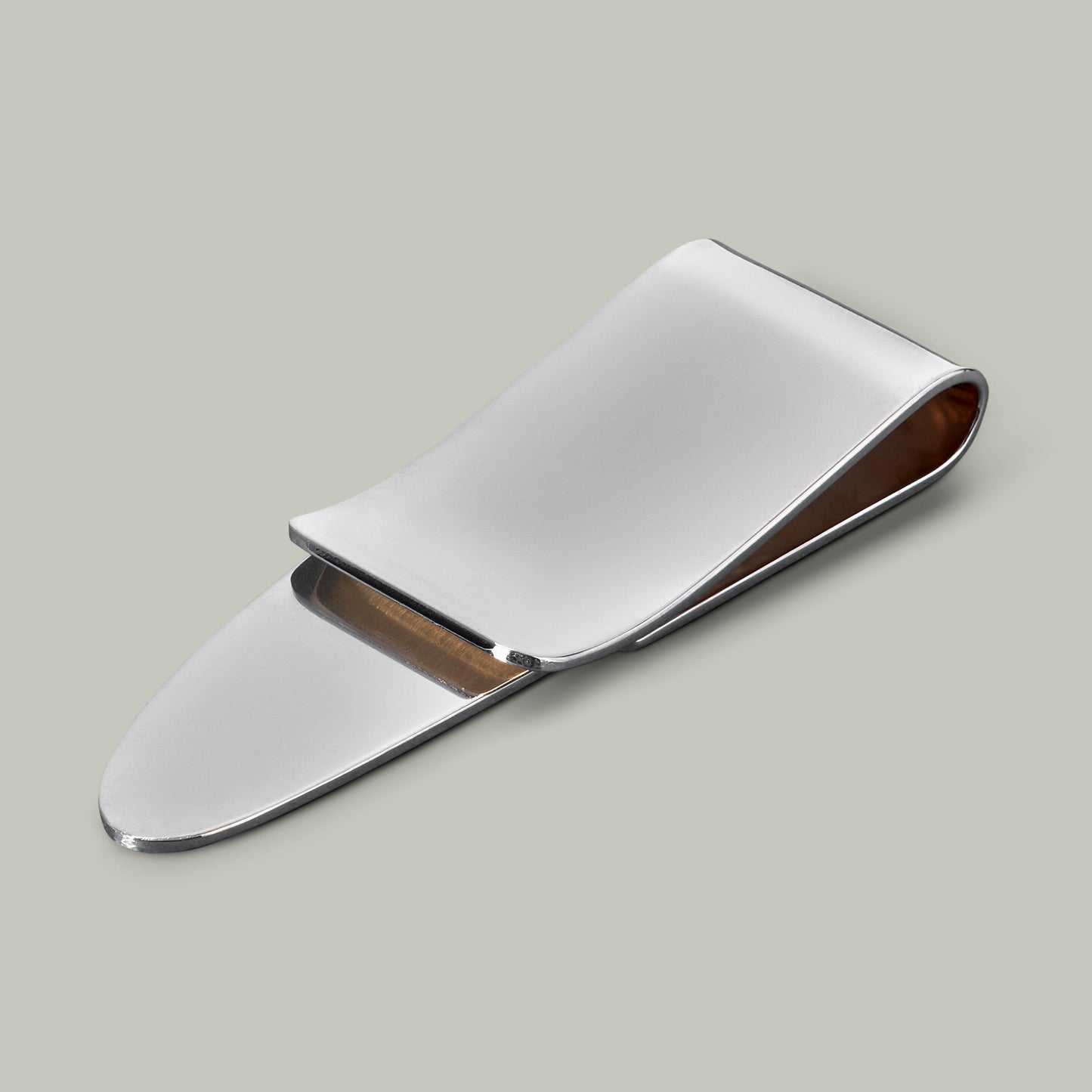 Silver Royal Scroll Sidelock Moneyclip