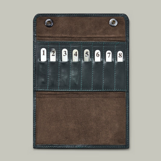 Horn Numbered Position Finders In Leather Wallet