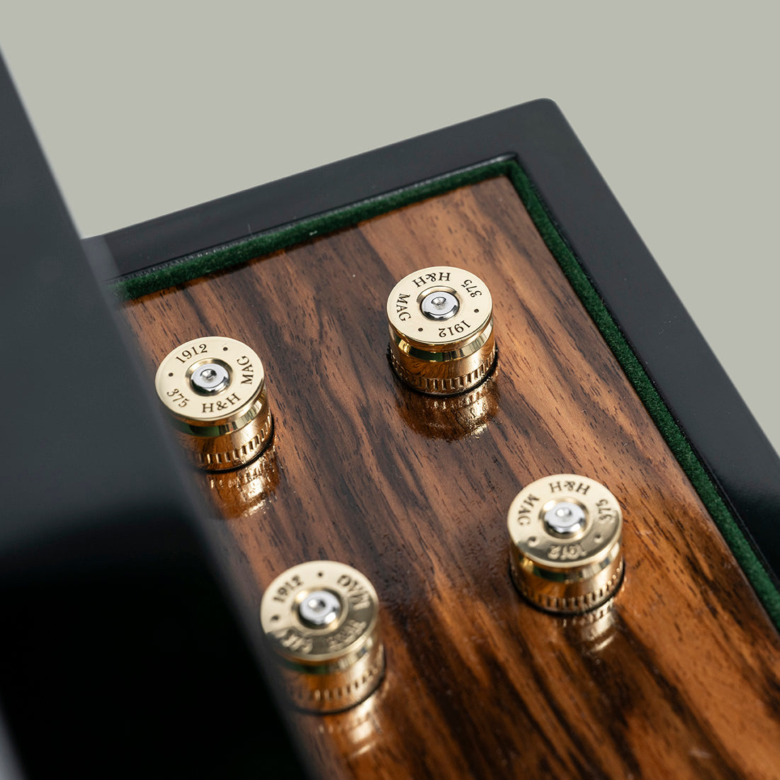 .375 H&H Mag numbered pegs in presentation box