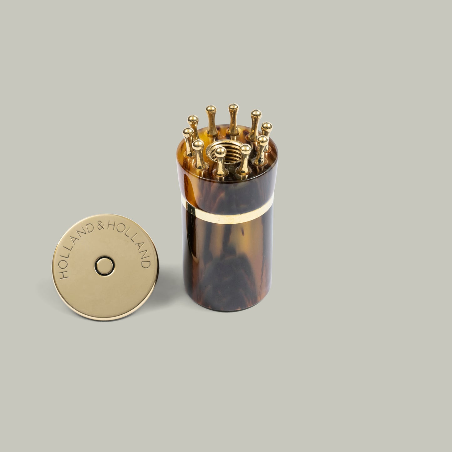 Faux Tortoise Shell and Brass Position Finder