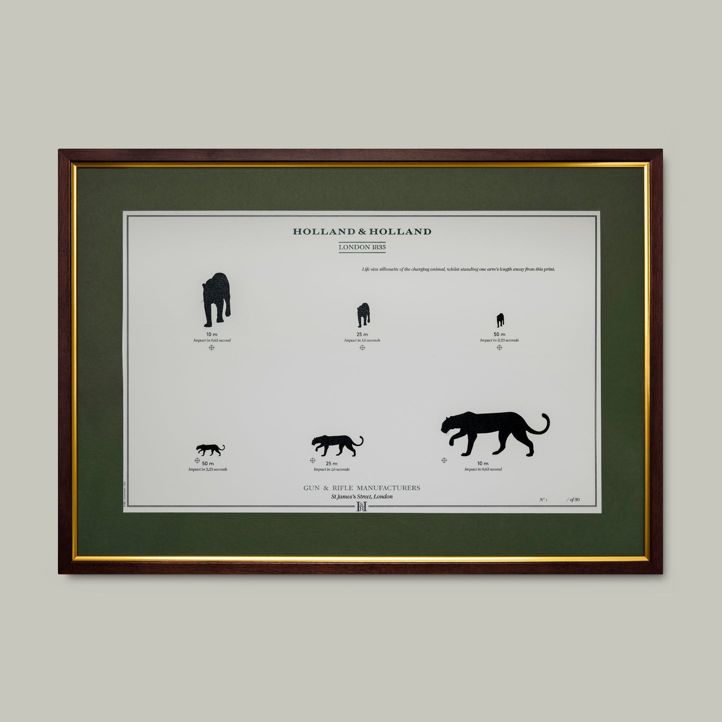 Big Five Distance Print - Framed [LEOPARD]