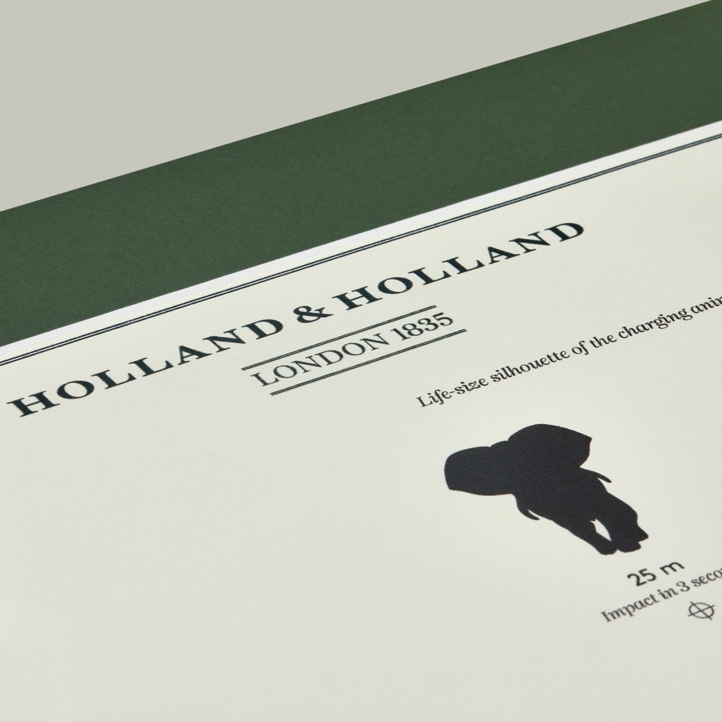 Big Five Distance Print - Mounted [ELEPHANT]