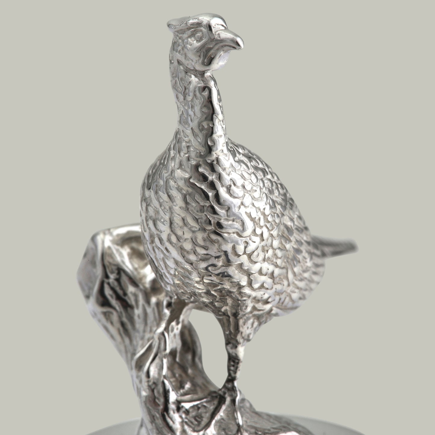 Silver Pheasant Bottle Stopper