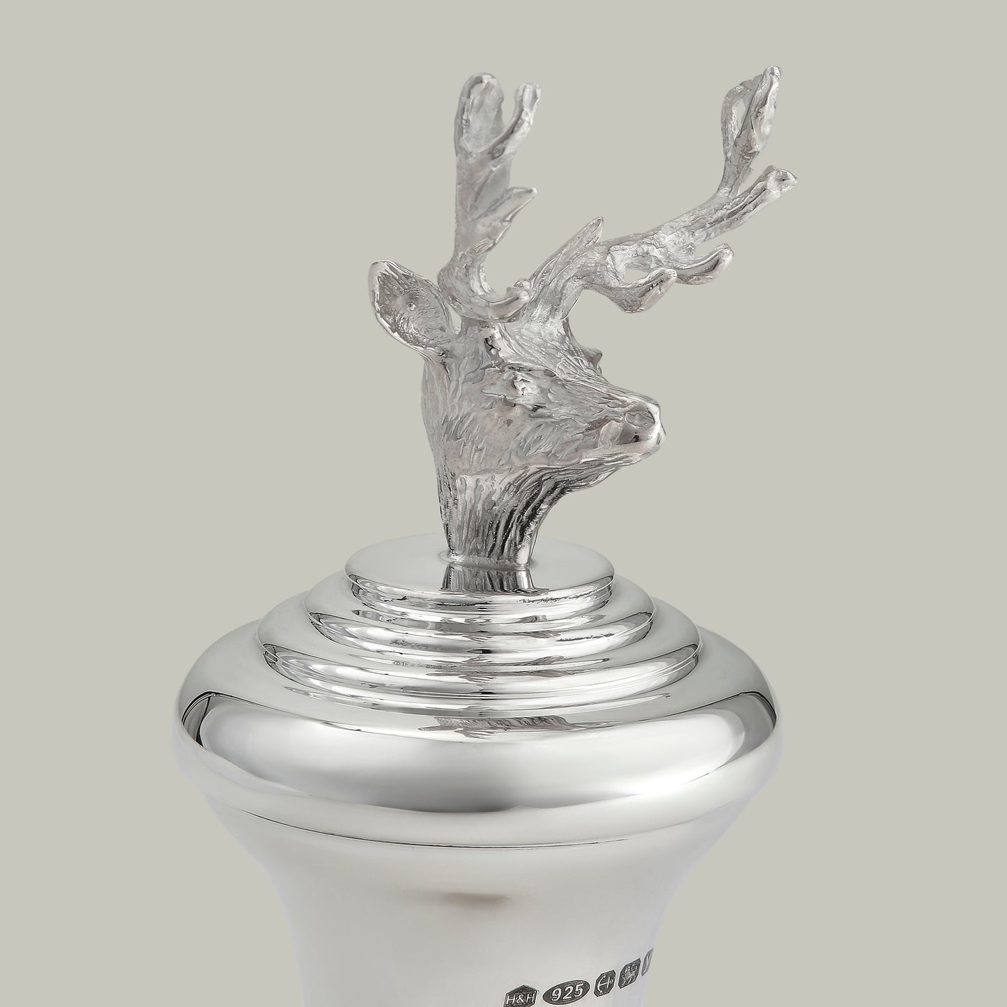 Silver Stag Bottle Stopper